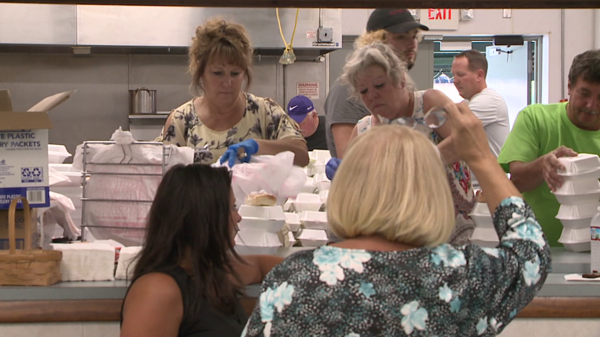 The takeout pasta dinner helped raise funds for the family's medical bills and travel expenses.