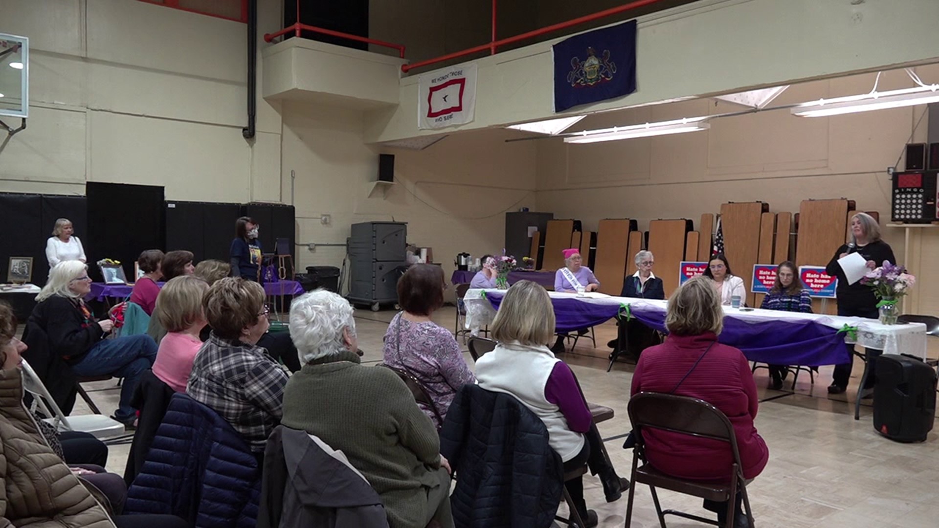 A rally was held in Schuylkill County to make sure every woman's voice was heard and included.