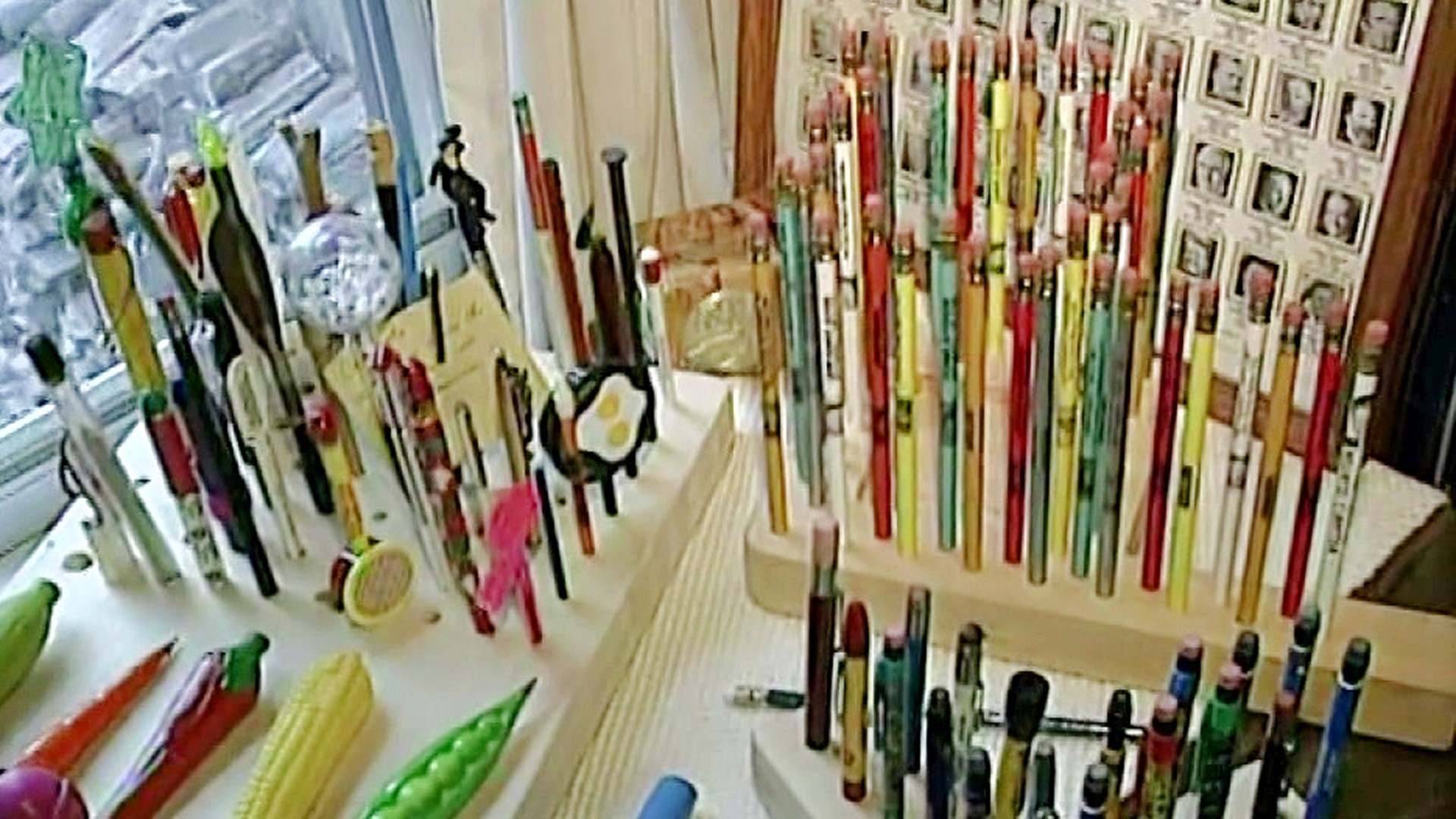 In 1998, Mike Stevens visited a woman in Sullivan County who had a collection of thousands of pencils.