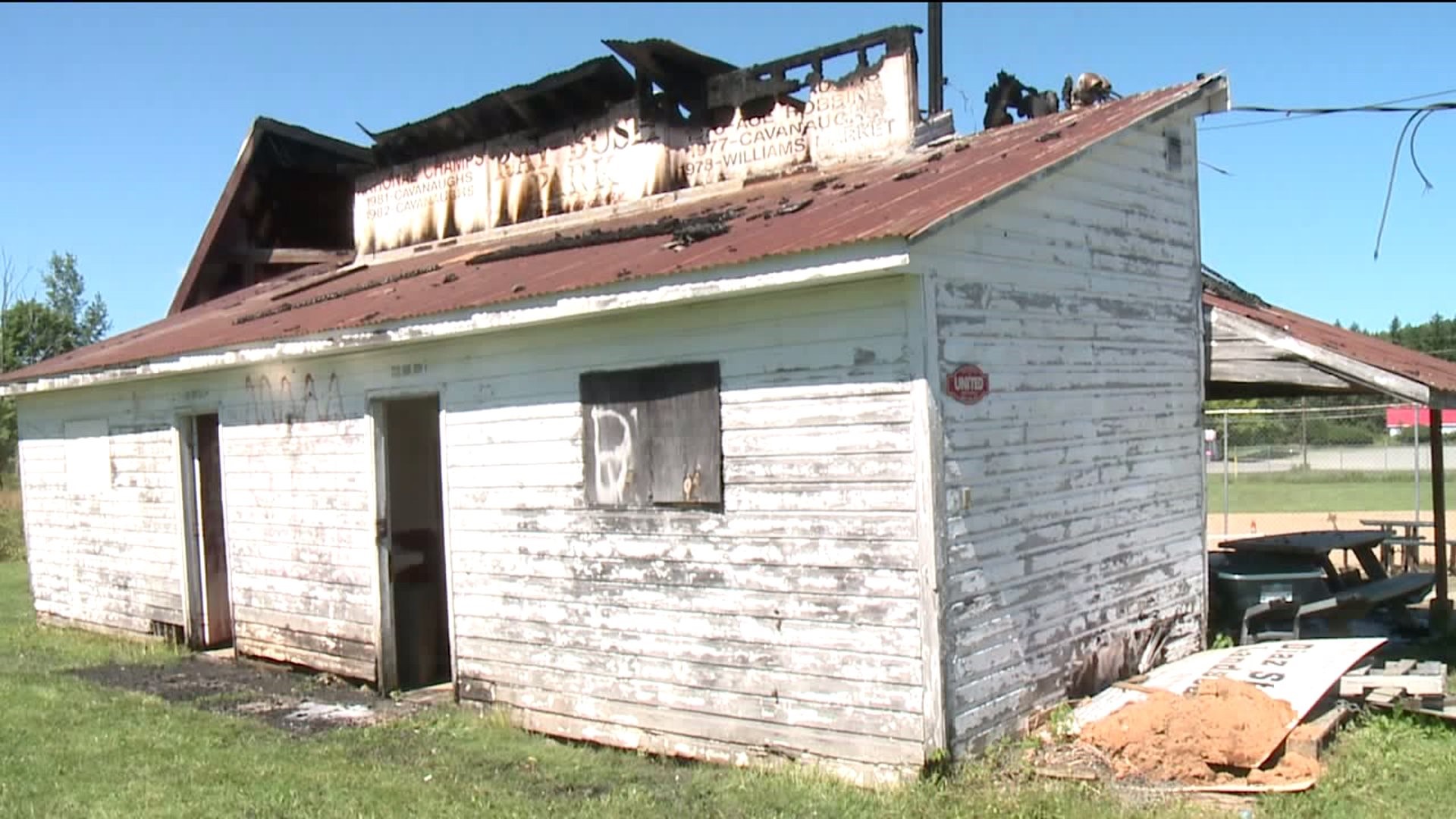 Ballpark Concession Stand Burns in Susquehanna County