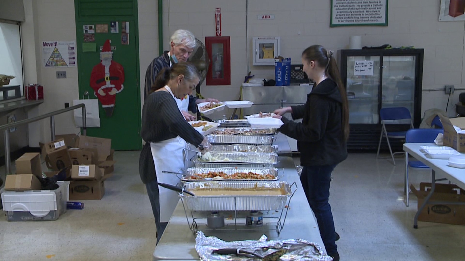 The free Christmas dinner has been a staple in Lackawanna County for 28 years.