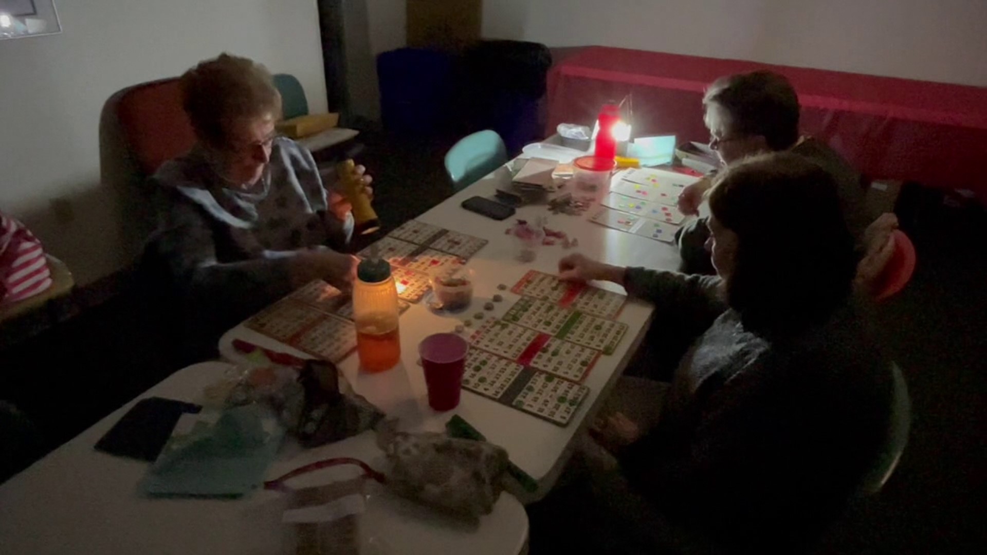 Despite the bingo cage running out of power, a weekly game at the Wilkes-Barre Township building's community room carried on.