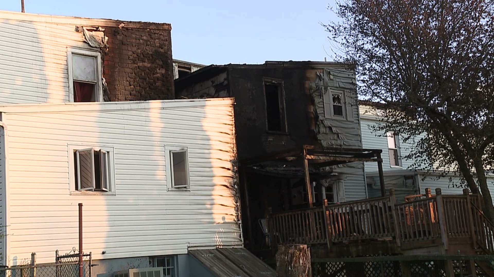 The blaze broke out around 5 p.m. on East Union Street in Schuylkill Haven.