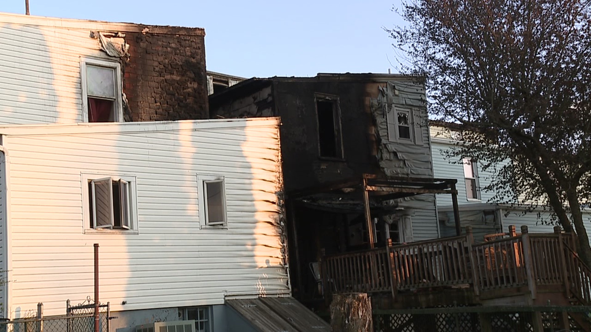 Eight displaced after fire damages two homes | wnep.com