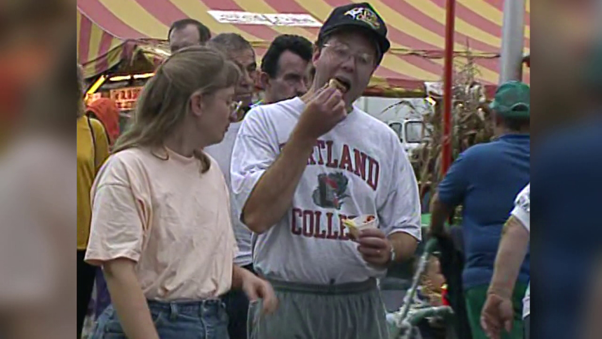 Mike Stevens to see the most popular item at the Bloomsburg Fair 30 years ago and still today: food.