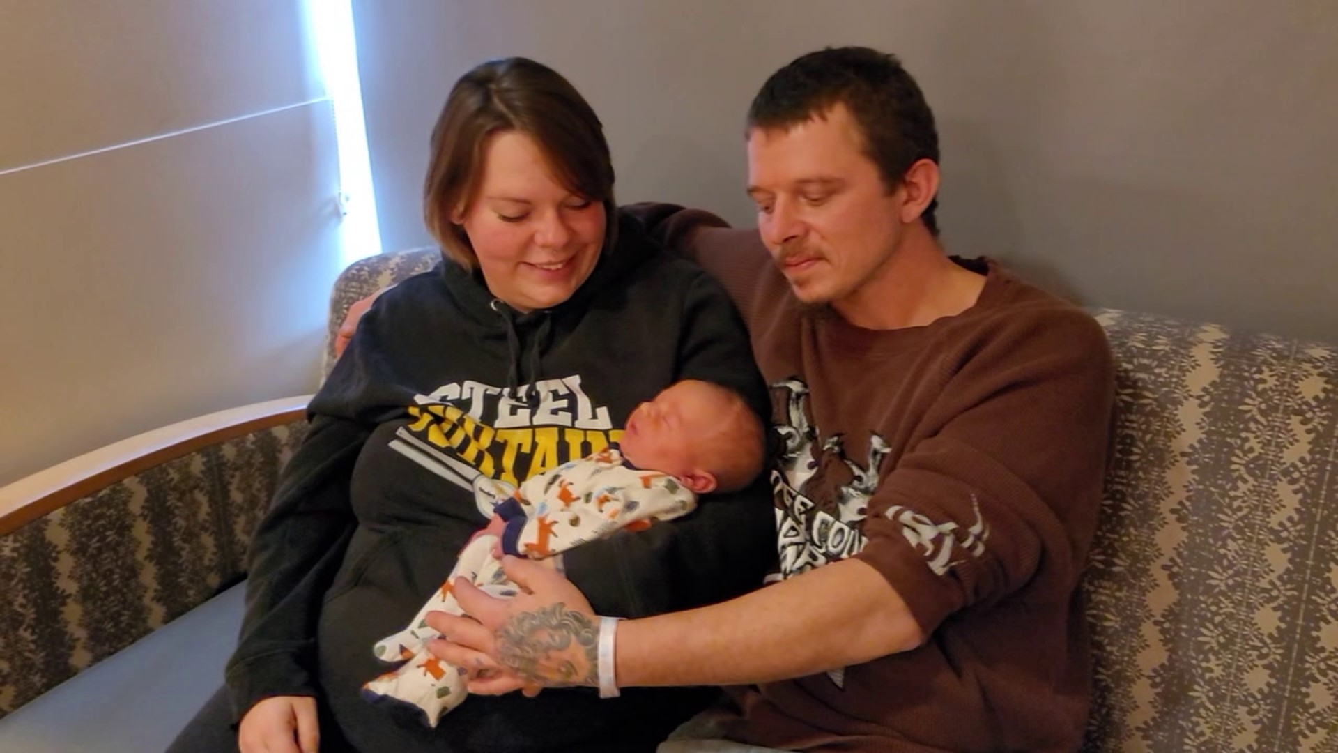 The first baby at UPMC Williamsport arrived early Sunday morning.