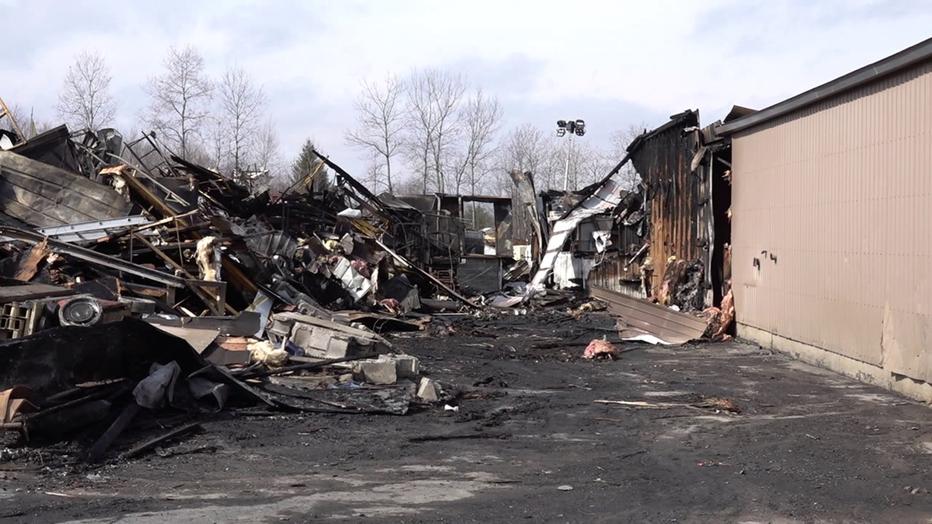 The fire damaged Powell's Sales Service and Rental Friday around 8 p.m. 