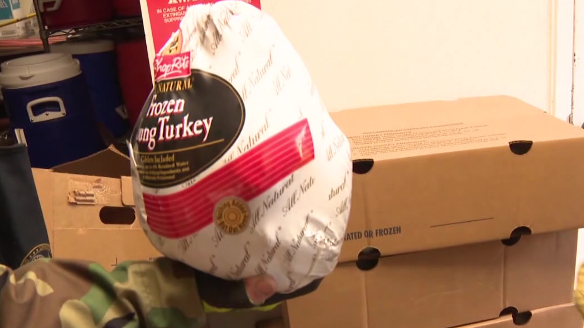 Nearly 300 turkeys spoiled after a freezer malfunctioned right before the Christmas meal distribution.