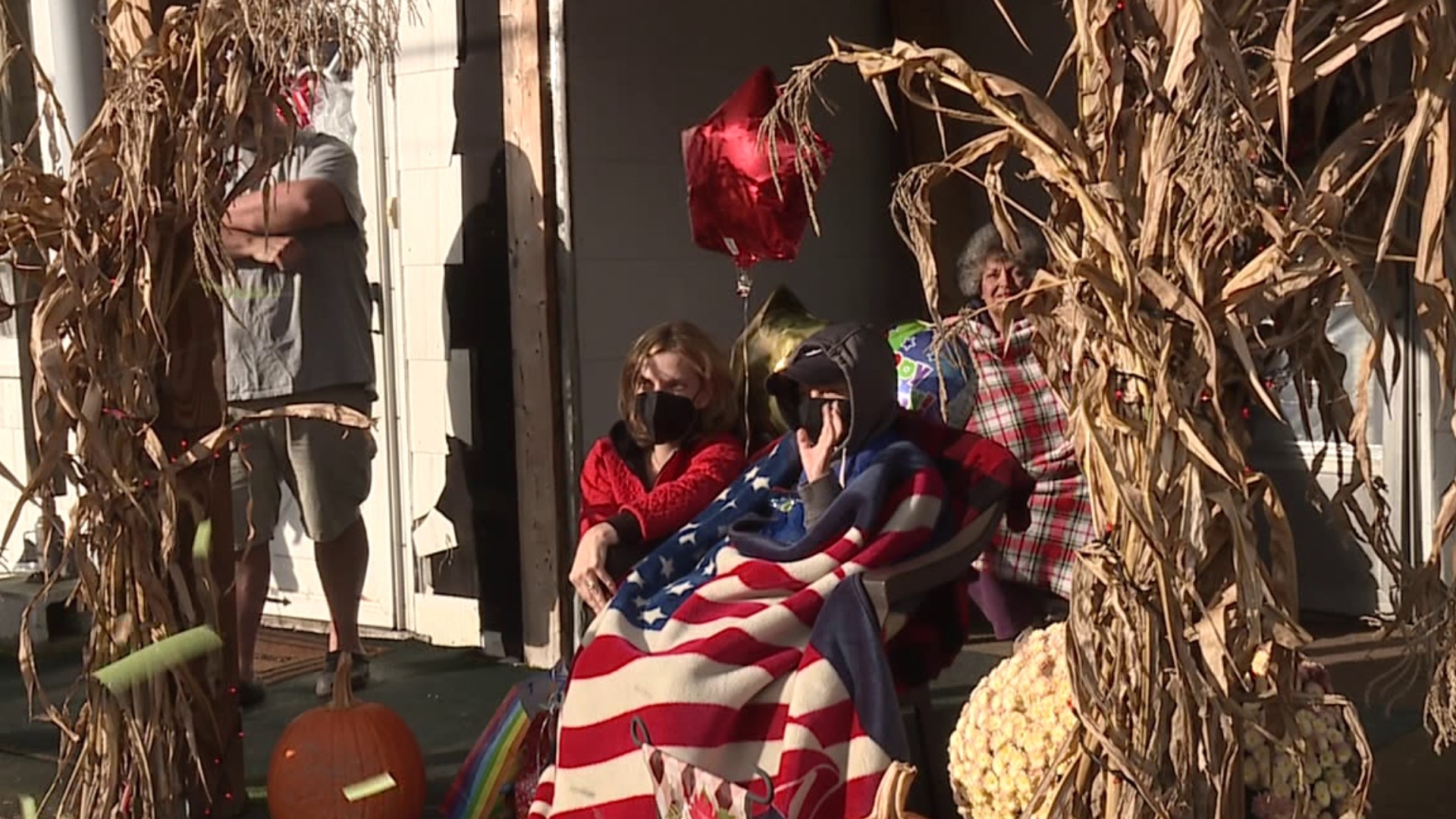 Frank will be receiving a bone marrow transplant next month, so his family and friends decided to celebrate his birthday on Sunday.