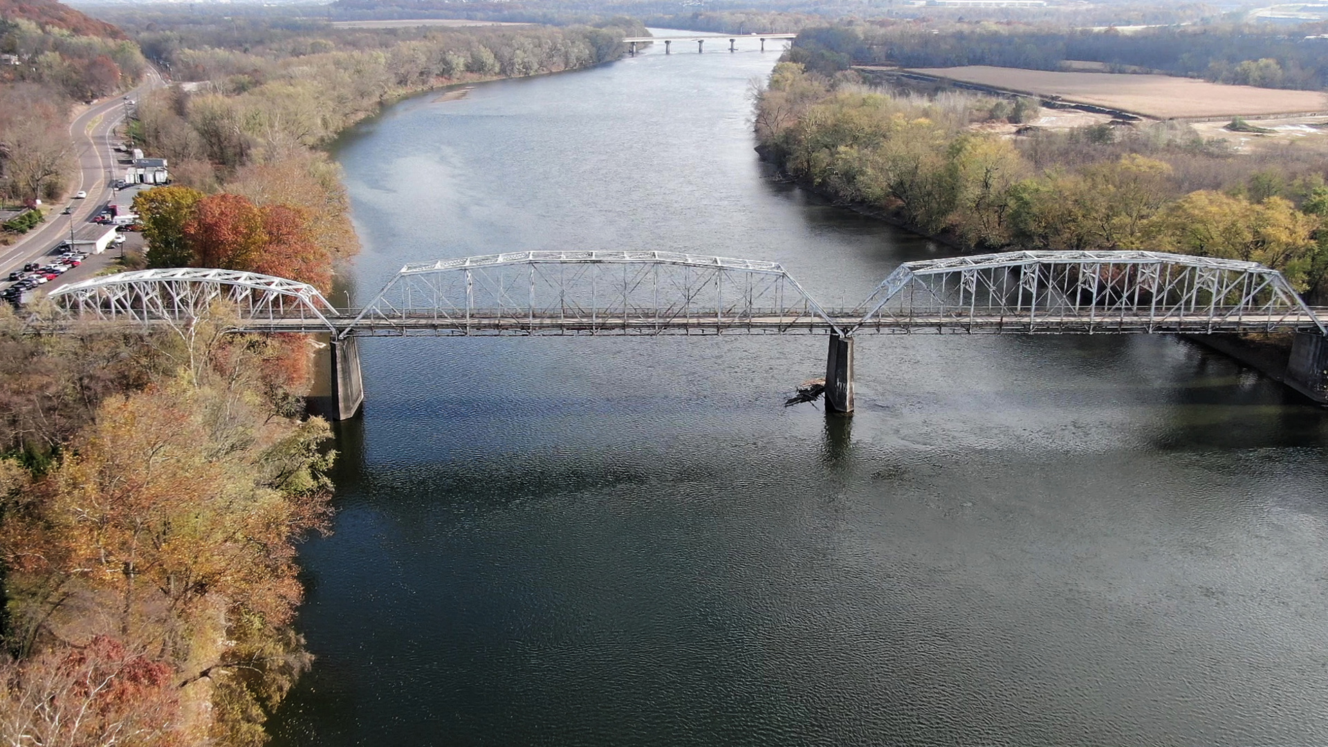 The span connecting Nanticoke and West Nanticoke now has a lower weight limit, county officials said on Wednesday.