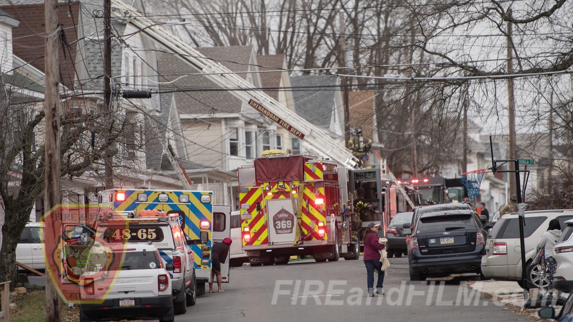 The fire started late Friday morning in a home in Shenandoah Heights.