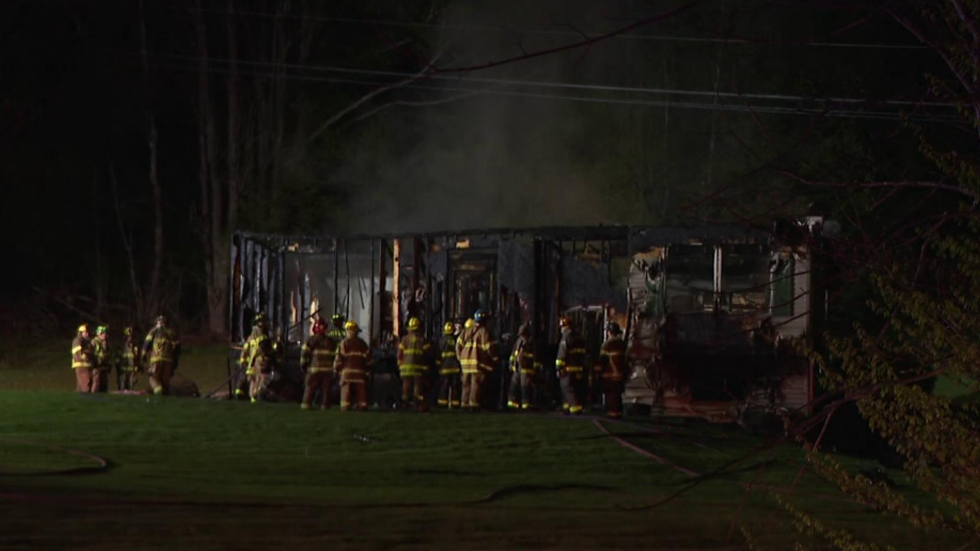 Flames destroy home in Silver Lake Twp. | wnep.com