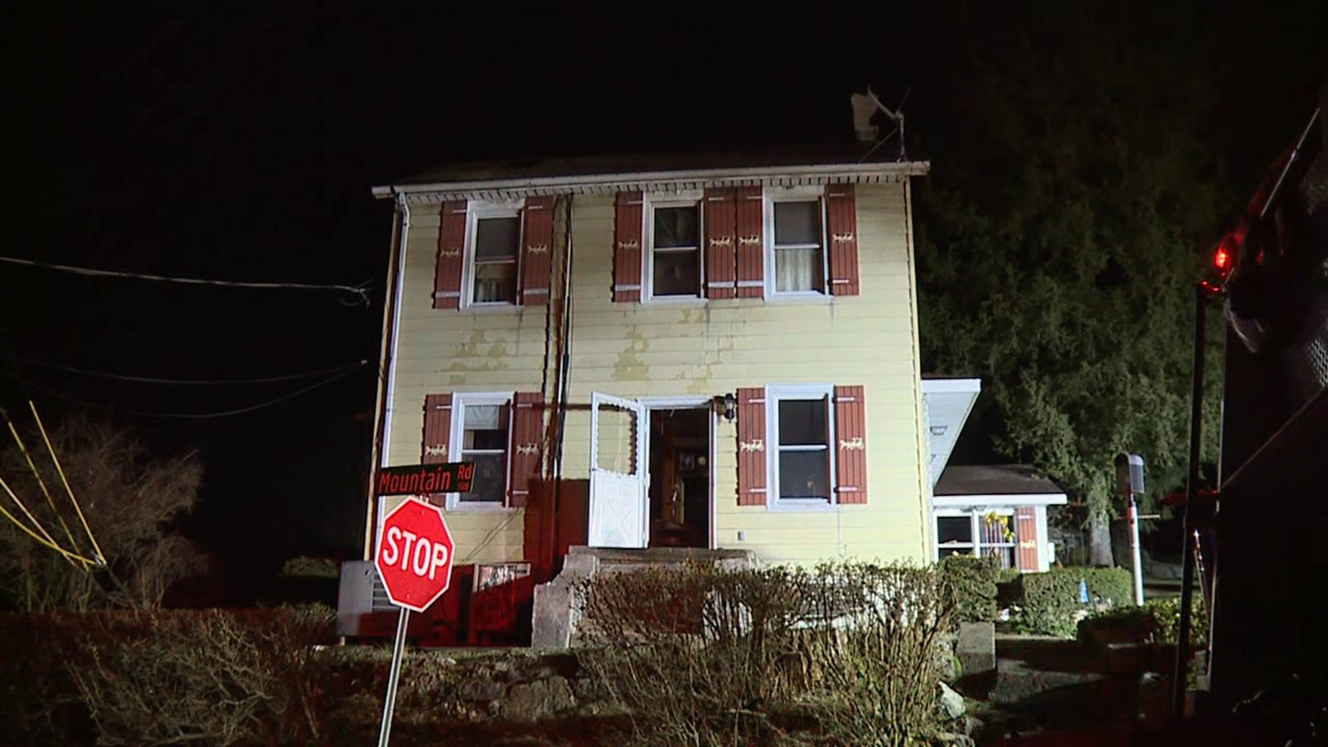 Crews were called to the home along Mountain Road in Walker Township just before 4 a.m. Wednesday.