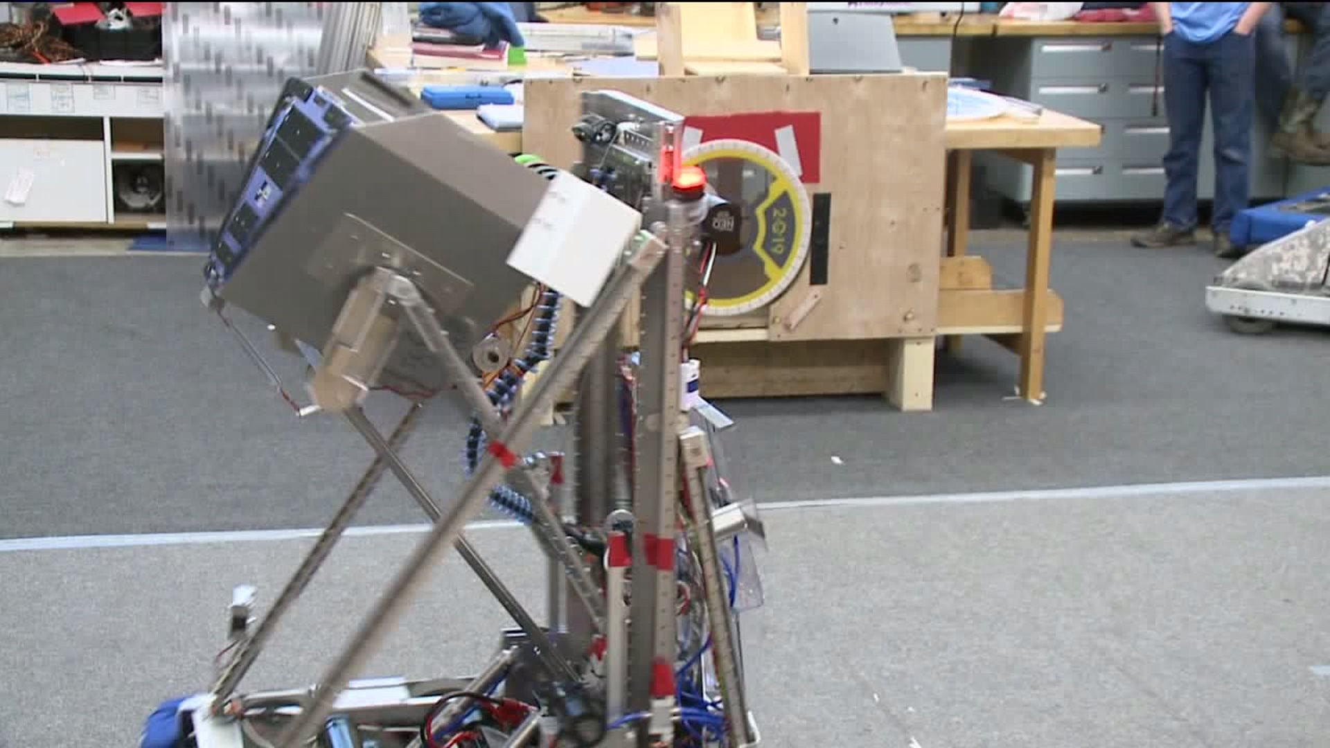 Robotics Team from Wayne County Battling for Title