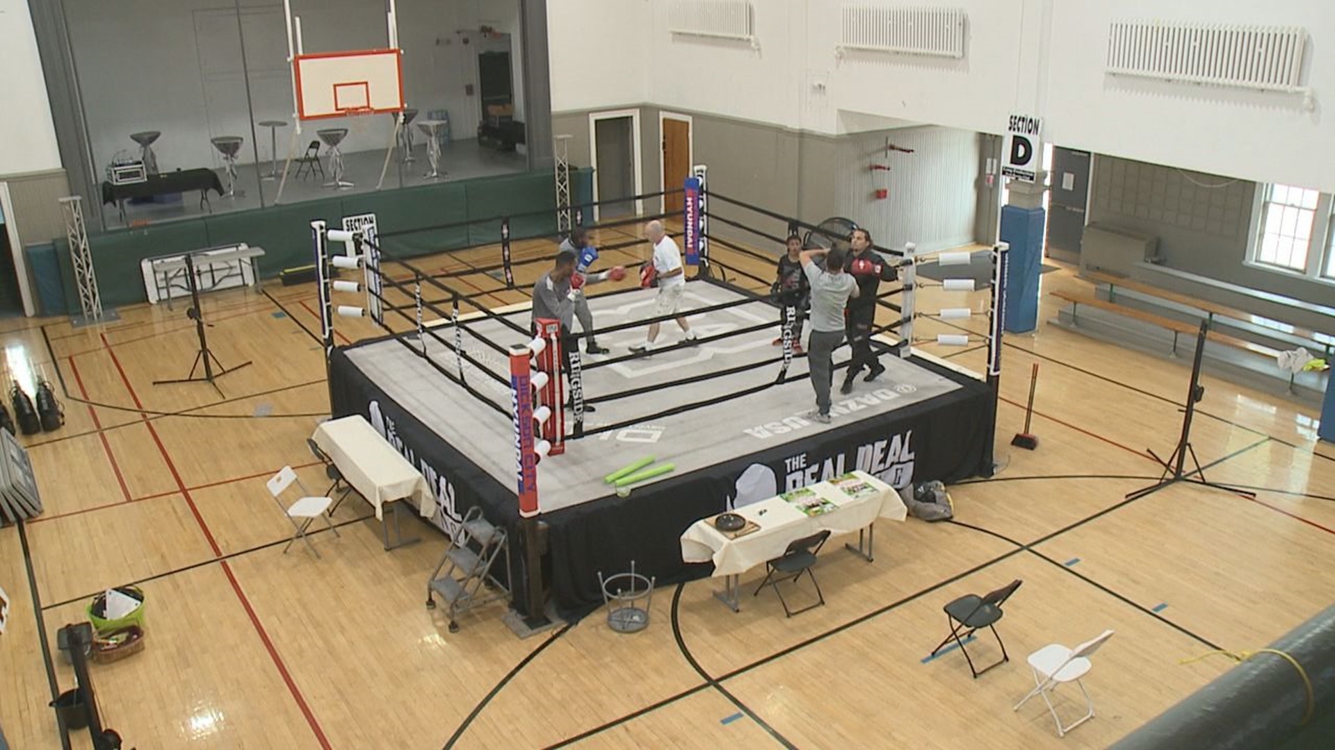 Boxing event raises money
for scholarships and the future purchase of new equipment.