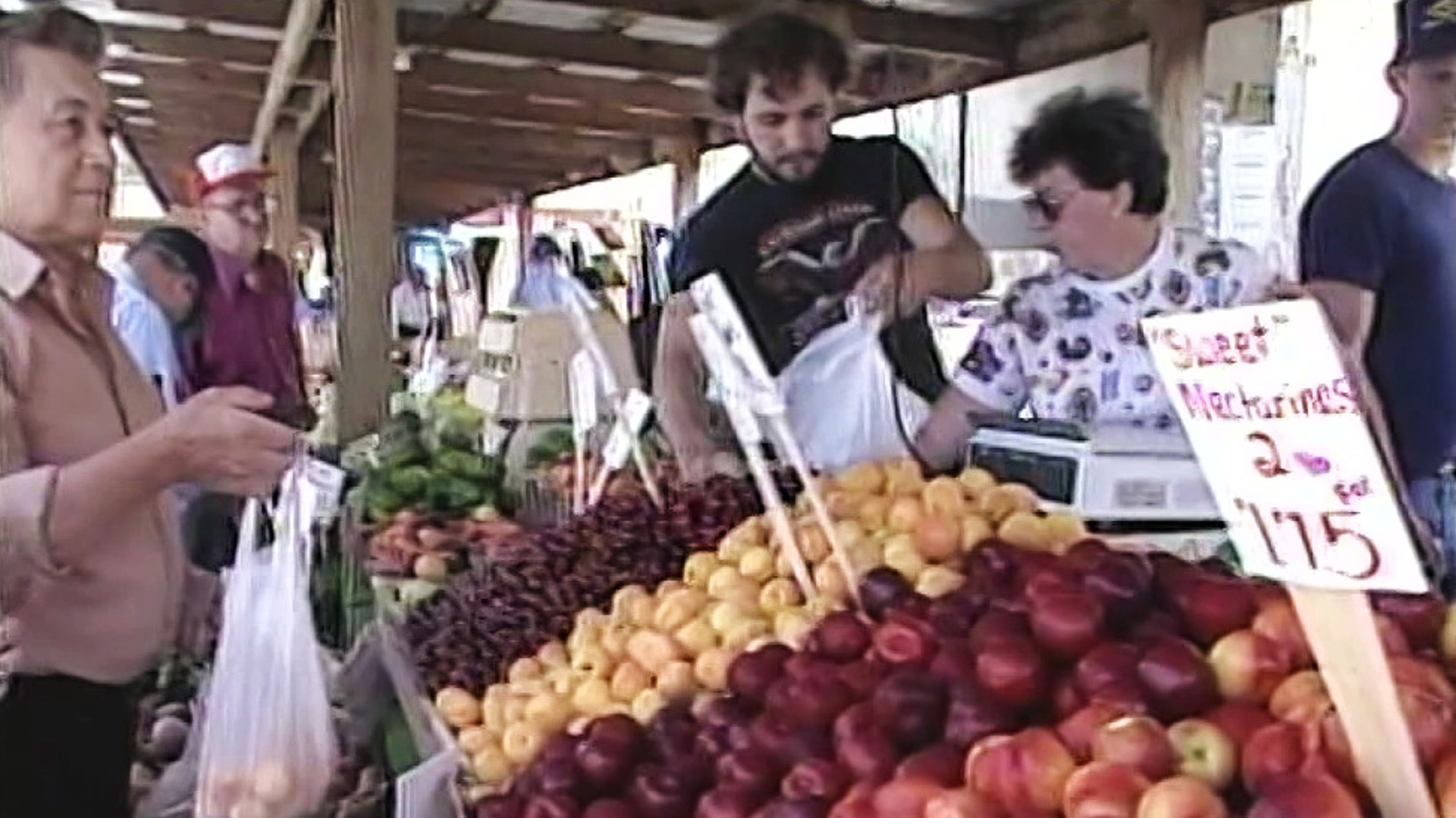 Mike visited this year-round farm market in Schuylkill County in 1990 to check out the summer's harvest.