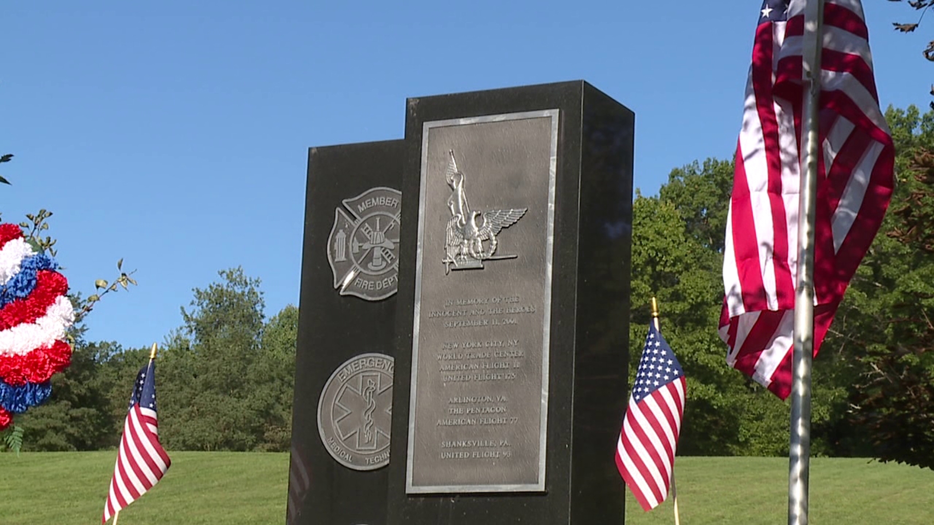 The 9/11 Memorial Committee marked the 23rd anniversary of the terrorist attacks on the U.S. in 2001 at the memorial site in McDade Park.