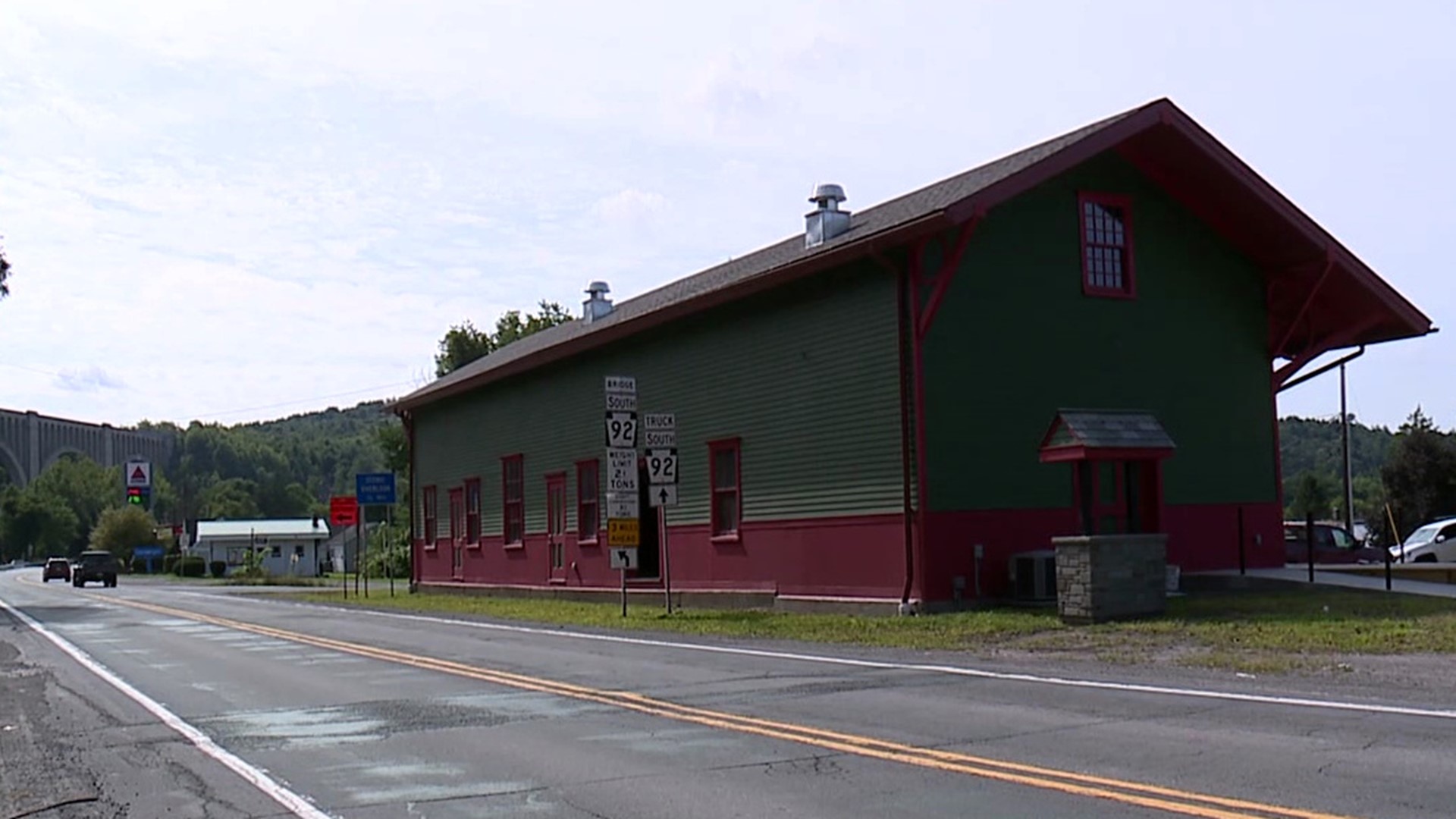 The depot in Nicholson was the first to be built along the DL&W railroad.