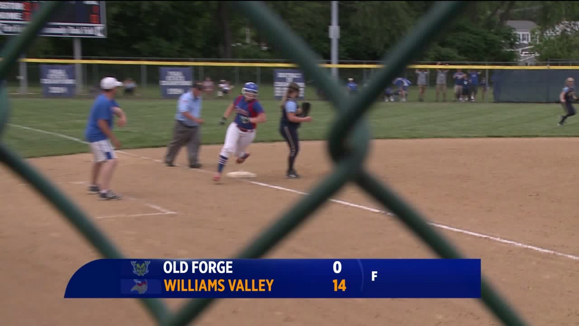 Williams Valley vs Old Forge softball