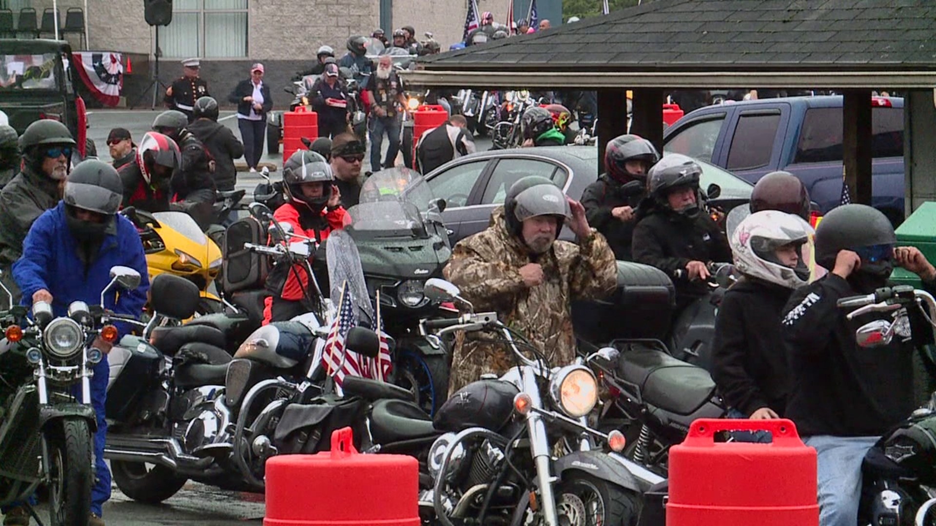 Folks from all over the country took part in the 42-mile 9/11 Memorial Ride in Lycoming County.