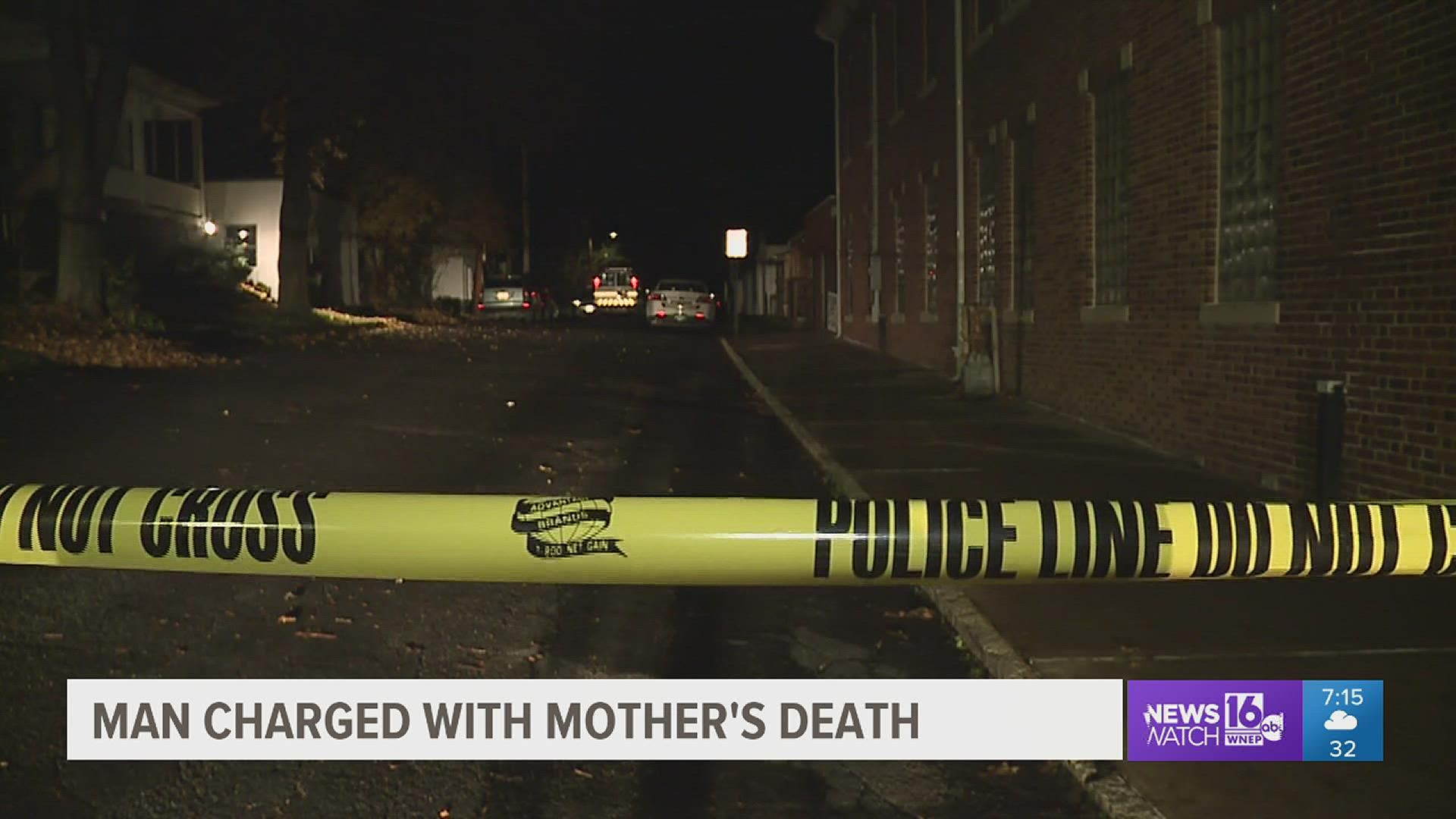Police found the mother's body wrapped in blankets in her bedroom on Sunday.