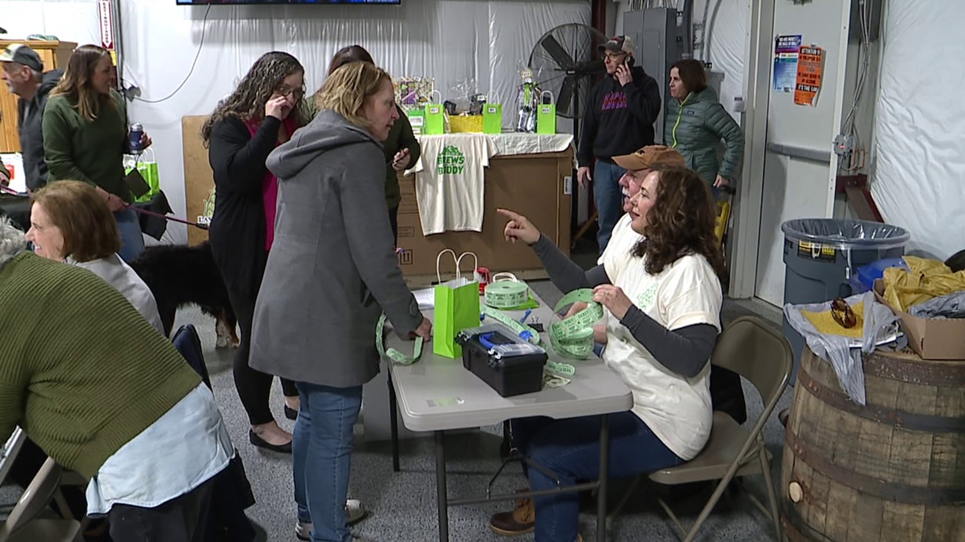 The event was held at Last Minute Brewing in Scott township on Saturday.