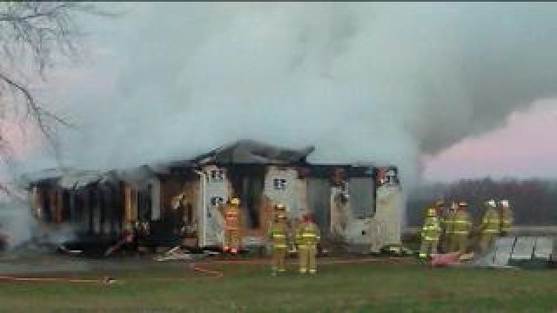 Flames Destroy Home in Montour County
