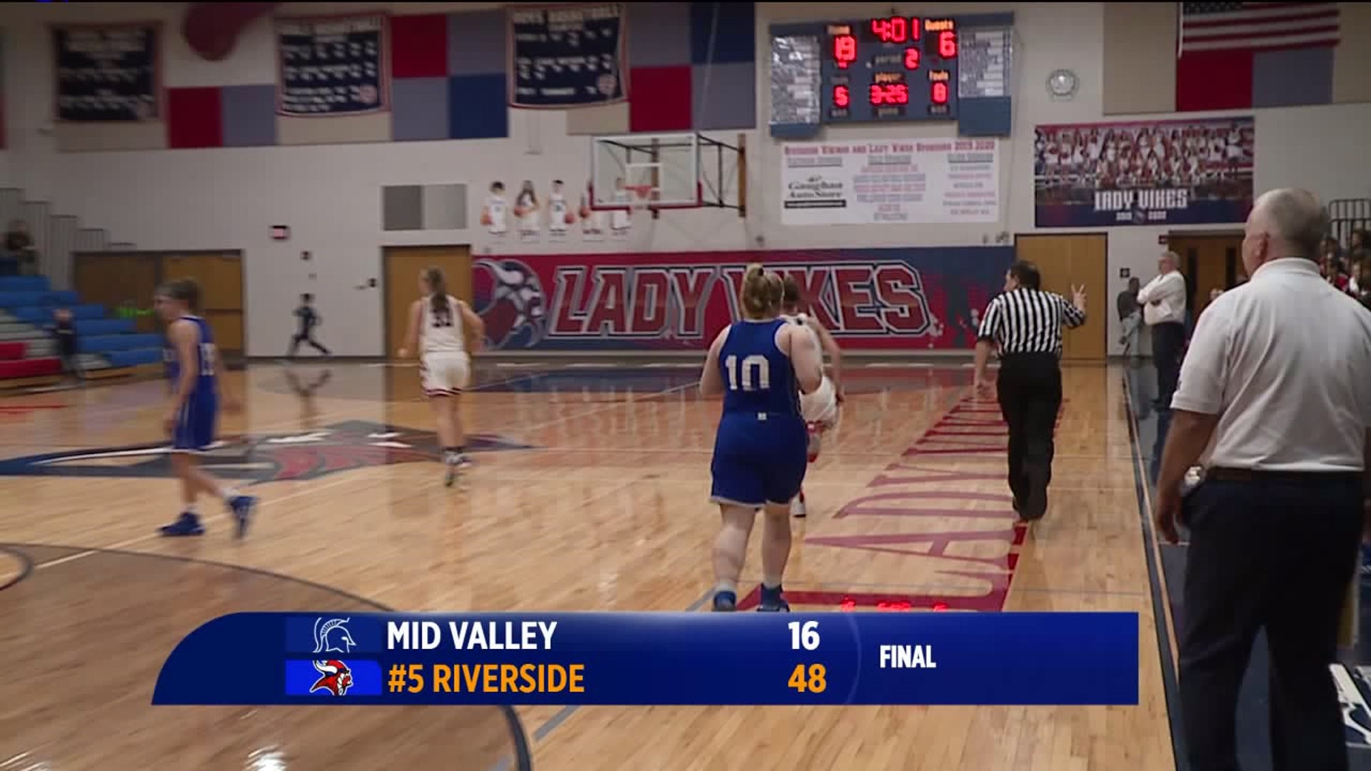 No. 5 Riverside Girls Run Out to 48-16 Win Over Mid Valley