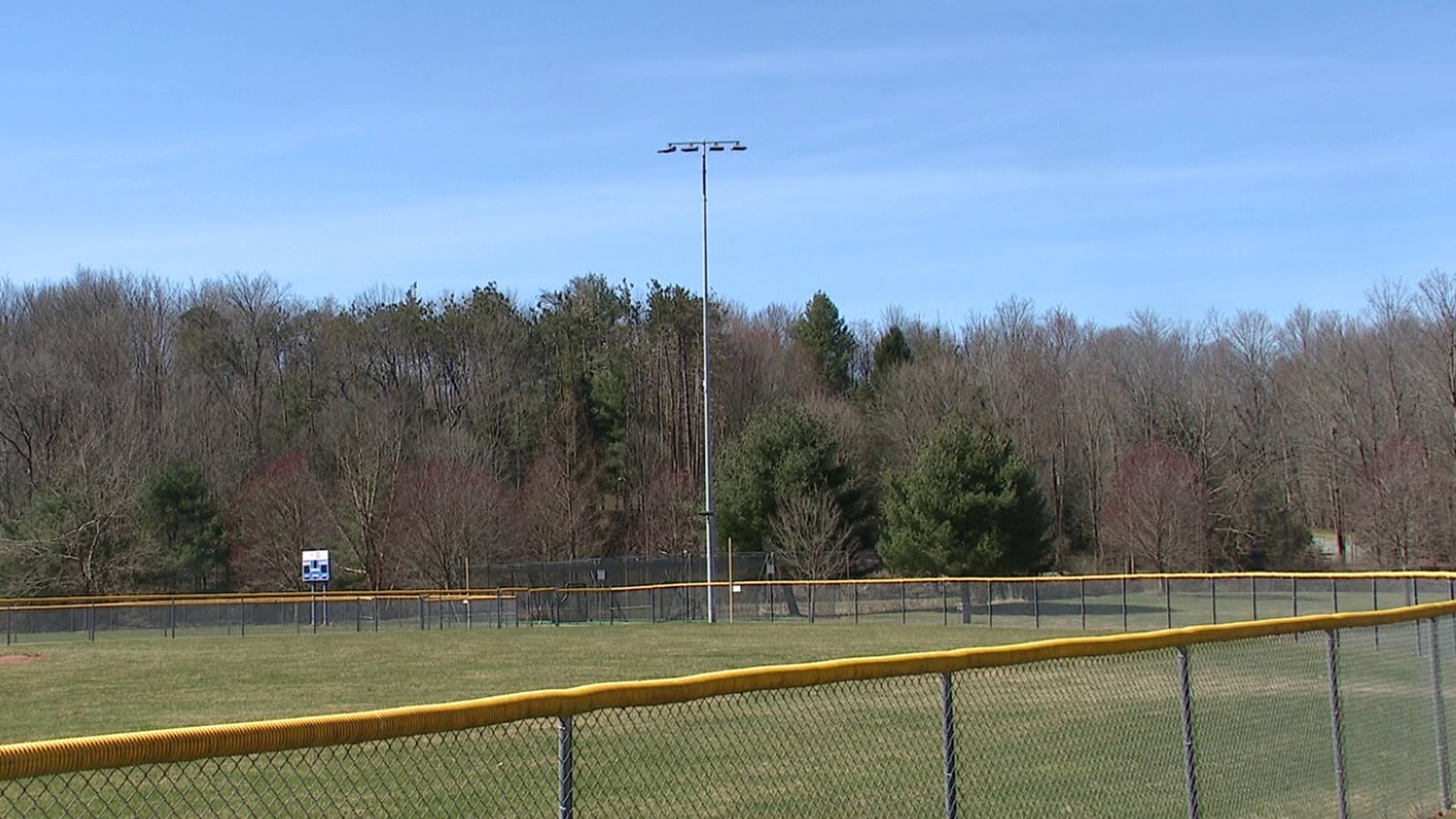 Little League Baseball players in the Abingtons will soon be able to play ball at night as work is underway installing new lights around the field.