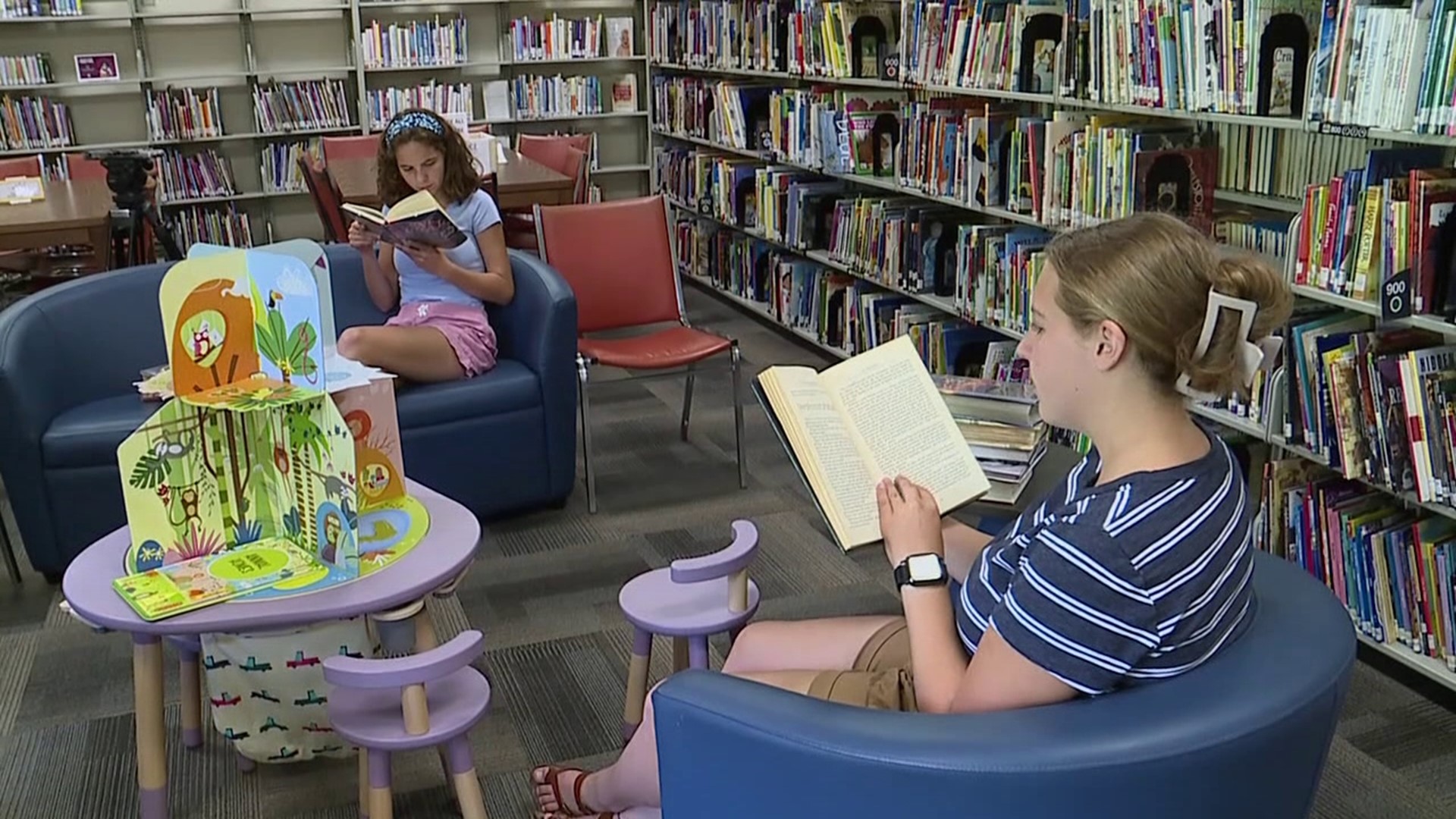 The library is answering public questions related to its usage and budget.