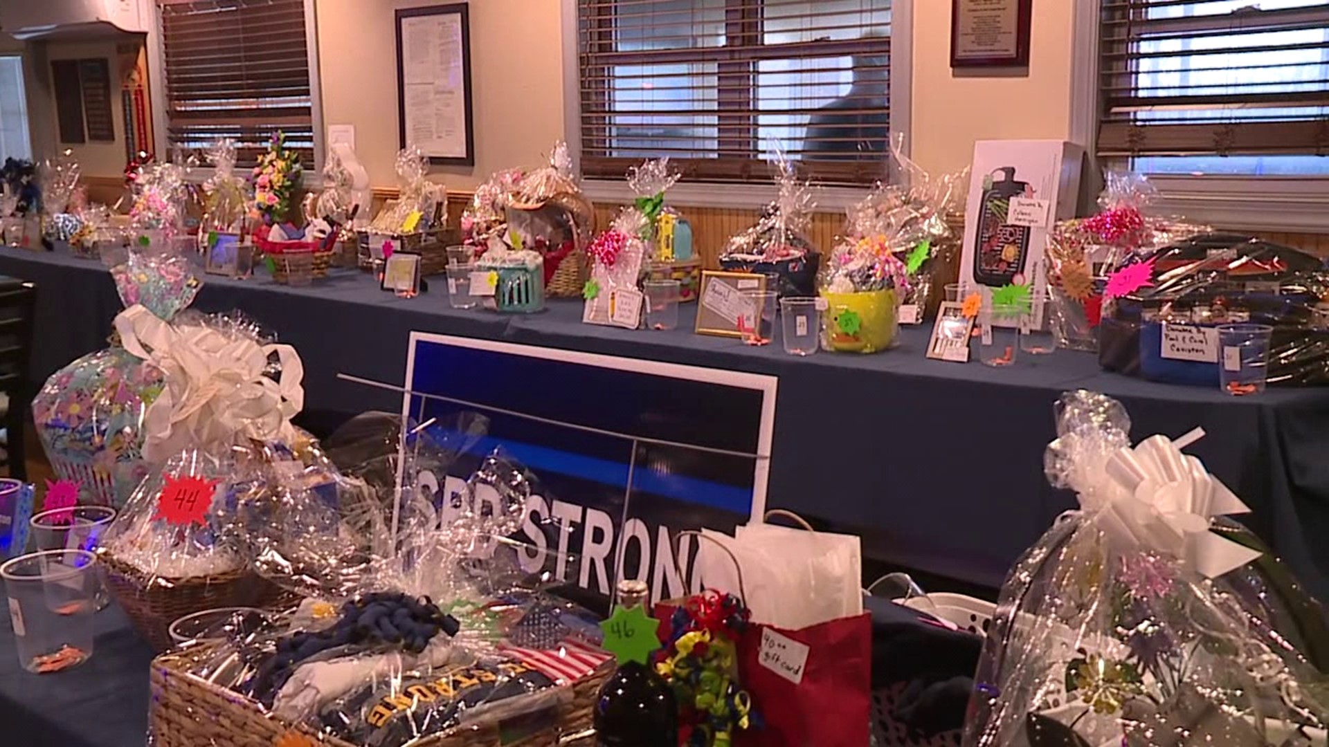 The Waldorf Park Social Club in Scranton held a pasta dinner fundraiser Saturday night, benefitting Scranton Detective Kyle Gilmartin.