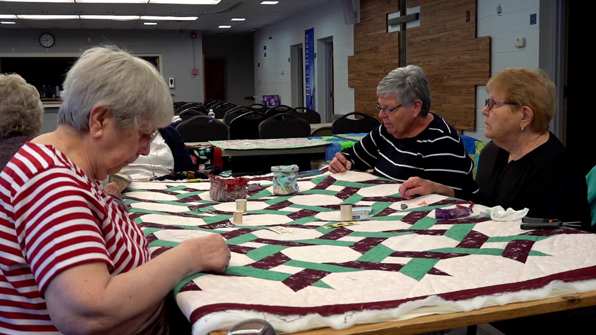 After more than a decade of making quilts for soldiers, a group in Schuylkill County received a special thank you.