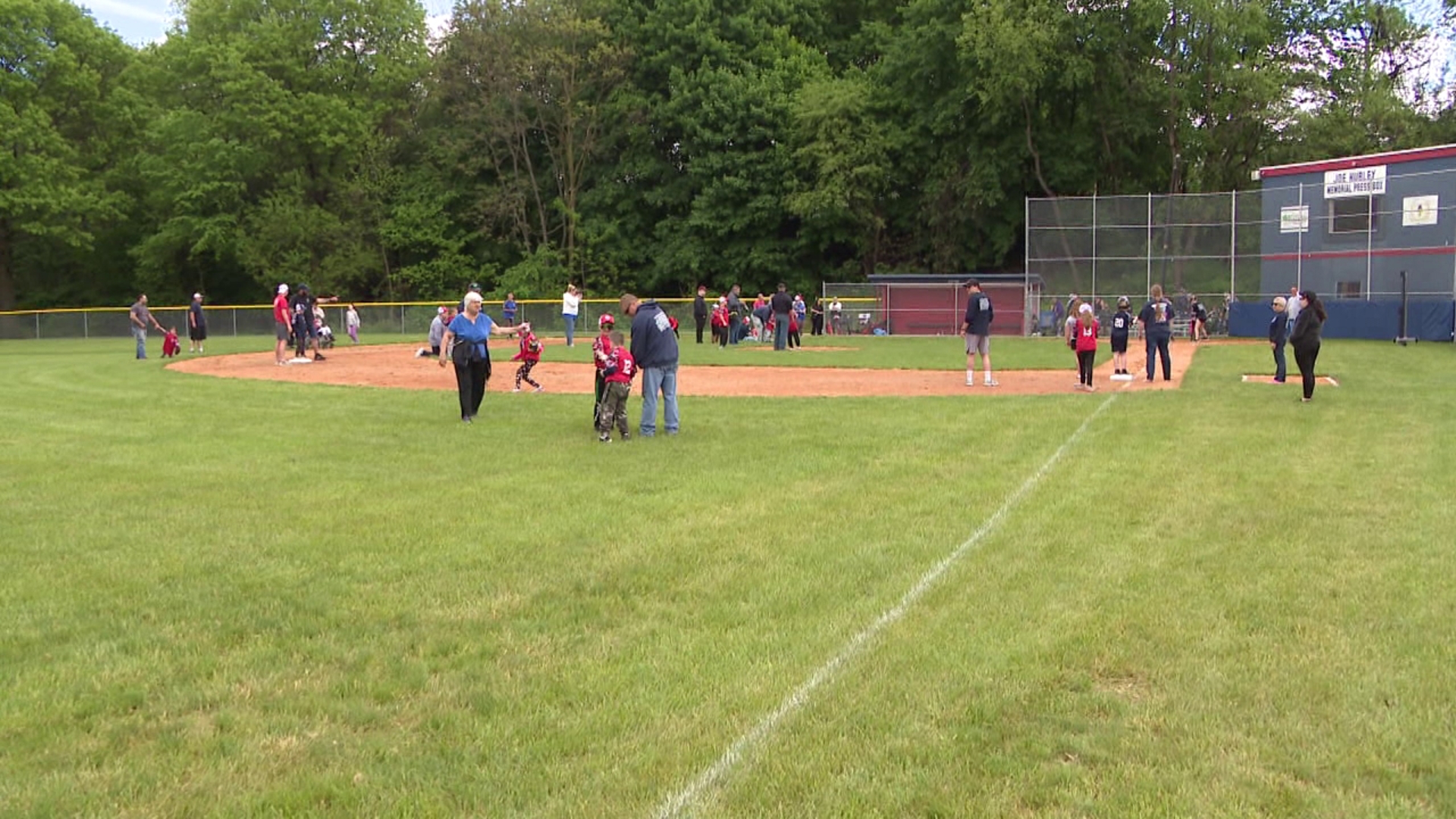 It was time to play ball for one league in Luzerne County.