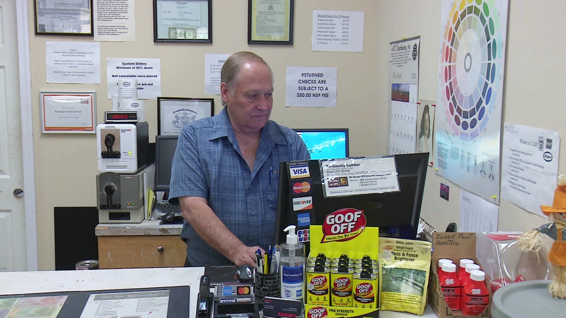 A business owner in Columbia County is using his own money to encourage neighbors to get vaccinated against COVID-19.