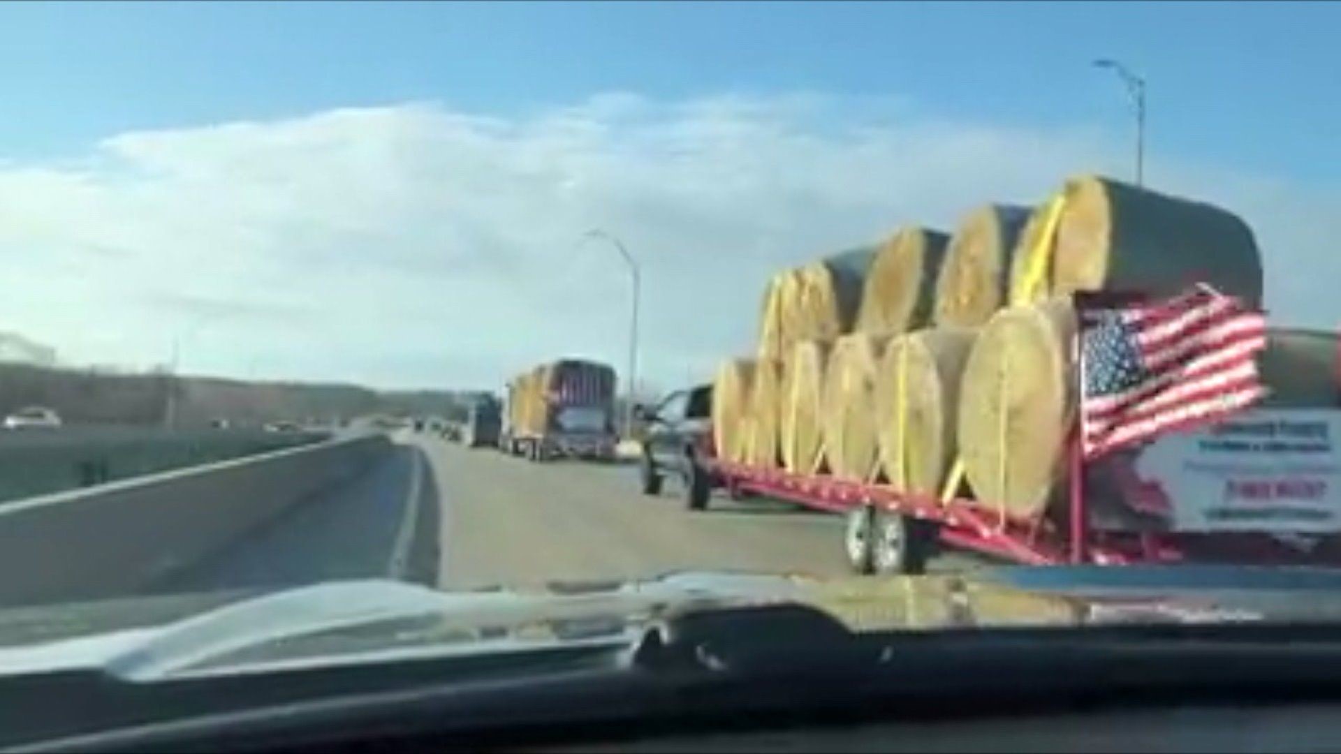 Caravan Carries Hay from Pennsylvania to Farmers in Nebraska