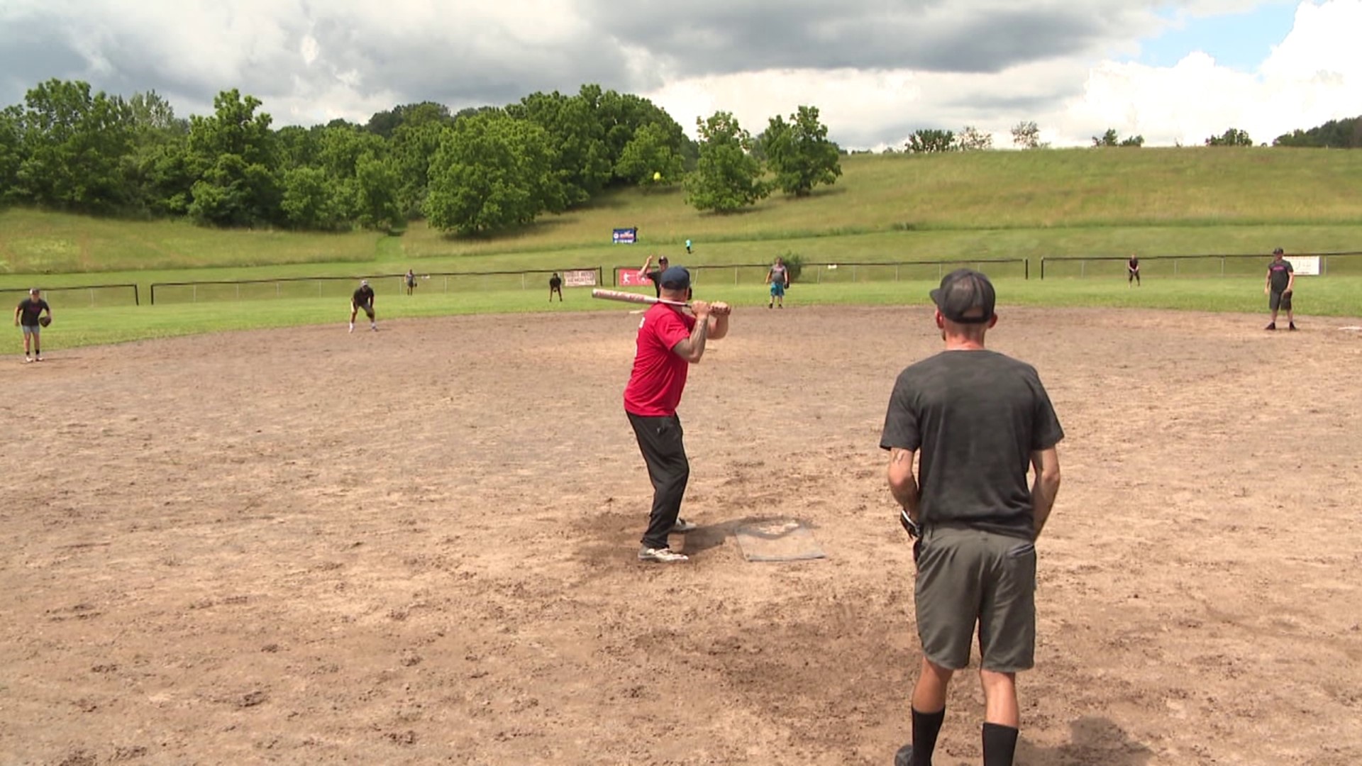 A softball tournament to help those in recovery was held in Tunkhannock Township Sunday.