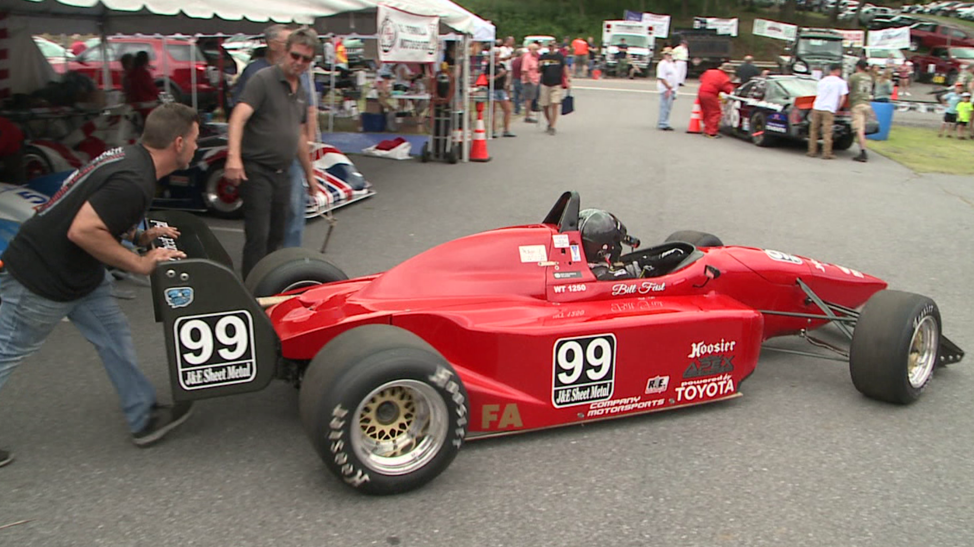 Engines revved as the Giant's Despair Hillclimb, one of the oldest motor racing events in the world, returned to our area this weekend.