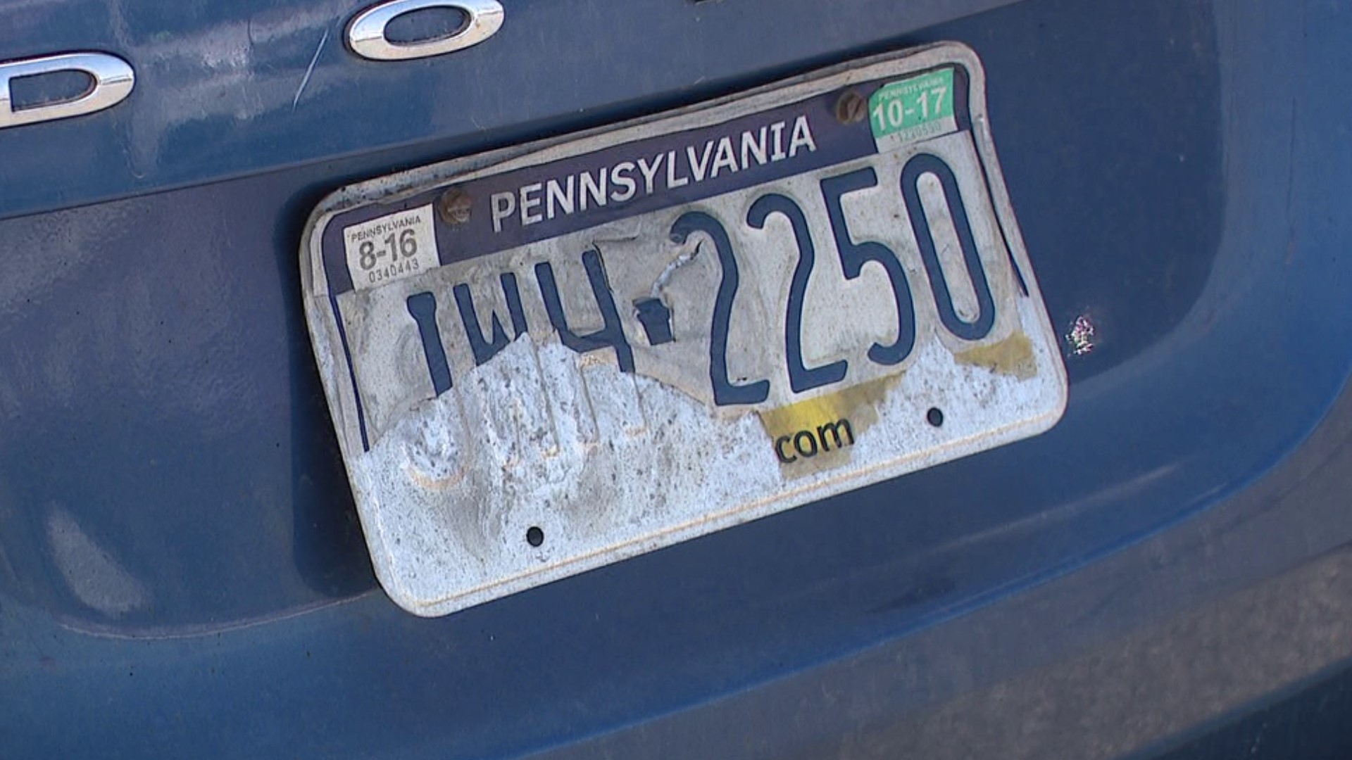 As peeling and illegible license plates become more common, Newswatch 16's Courtney Harrison shows us how you can get a new plate for free.