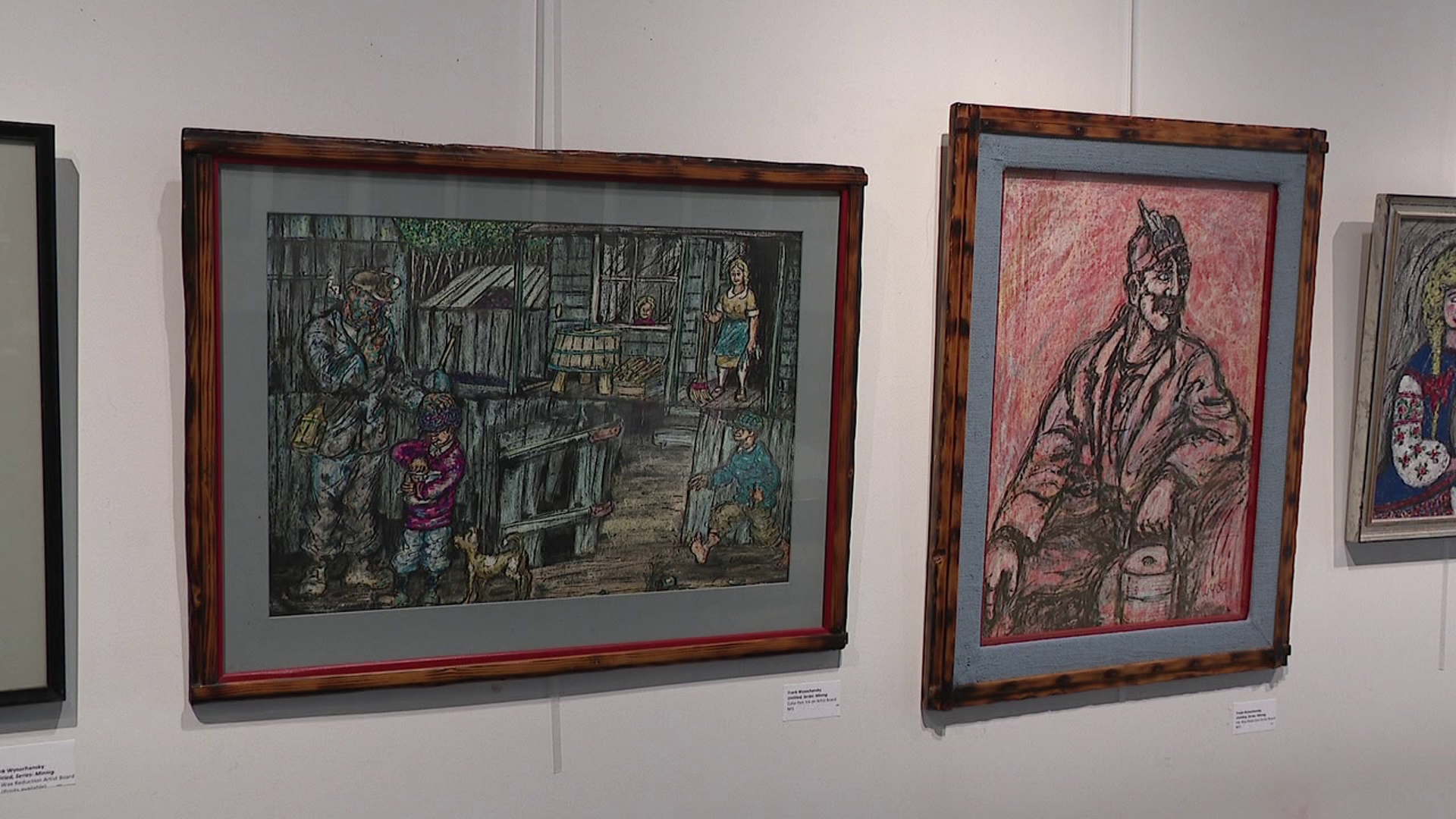 The Hazleton Art League opened a new exhibition focusing on coal miners and their work on Friday.