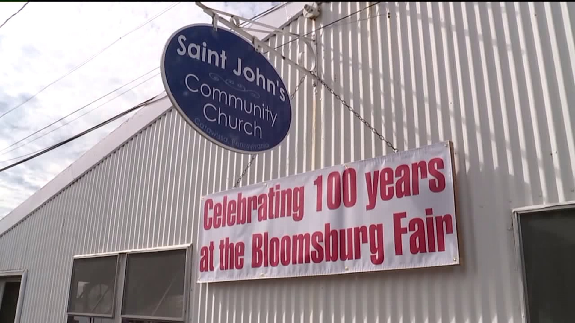 Church Stand Celebrating 100 Years at the Bloomsburg Fair