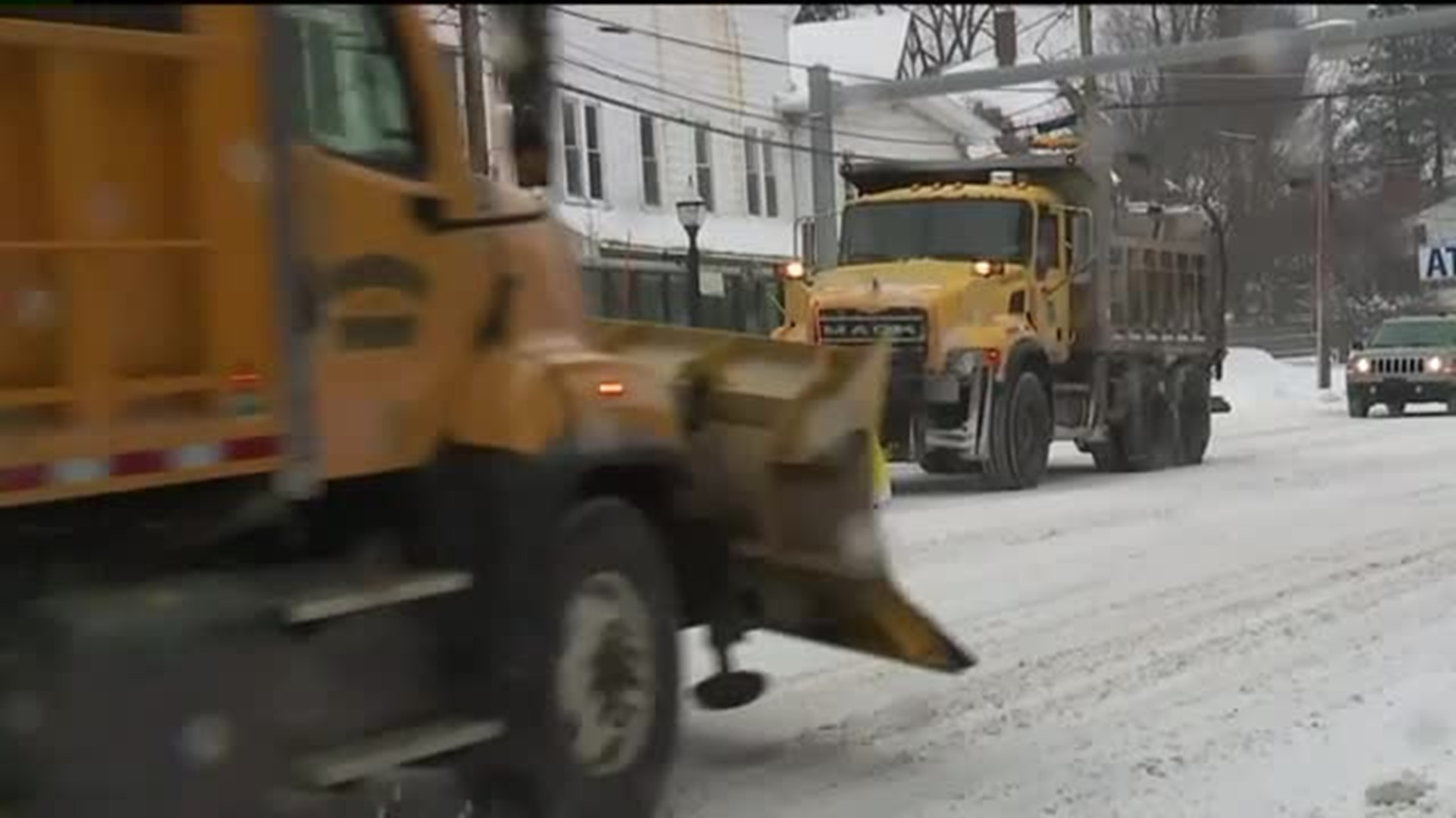 Folks Brave the Weather in Snowy Susquehanna County