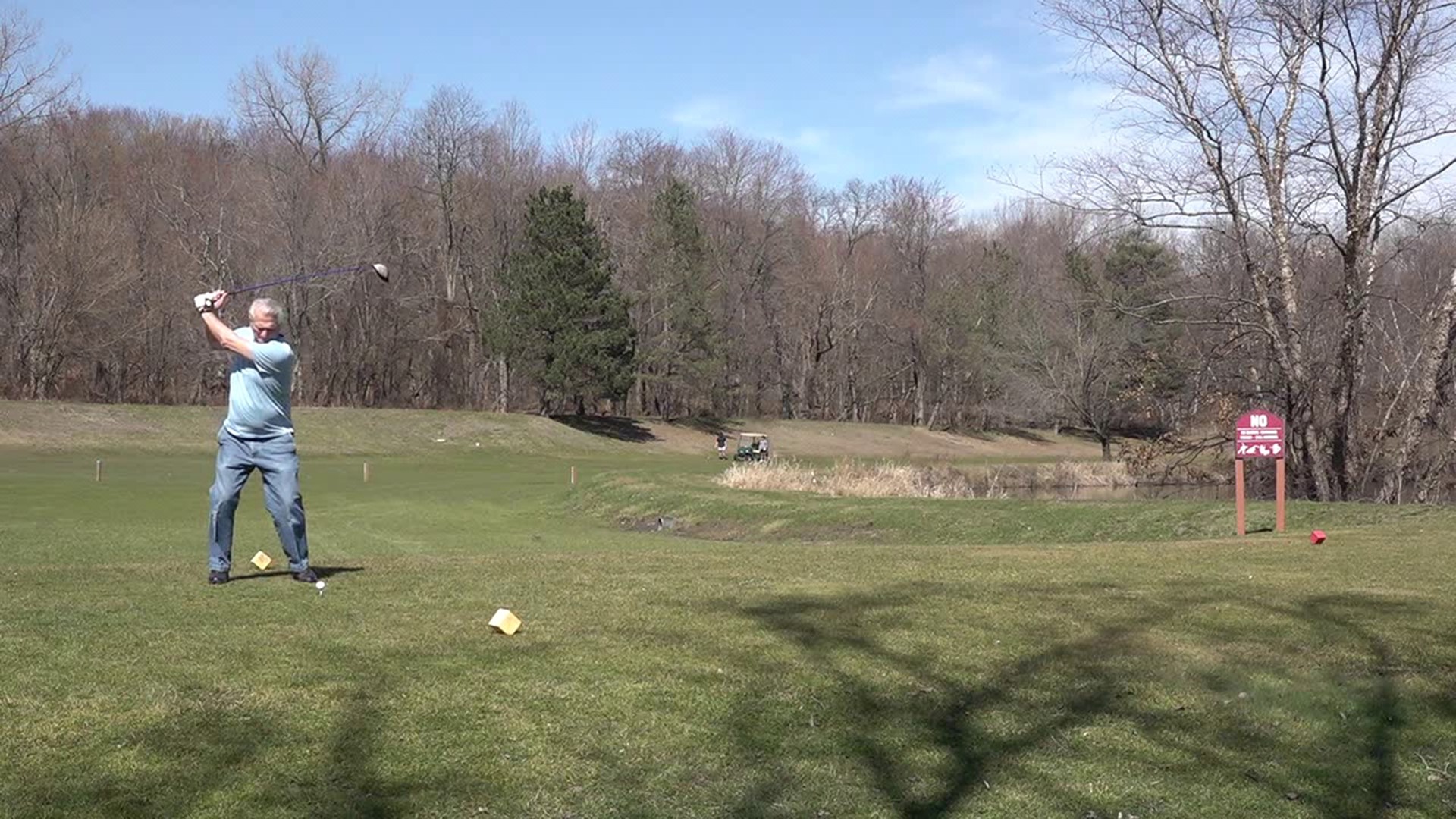 After what some might say felt like a long winter. People in Luzerne County are making sure to take advantage of the sunshine and warm weather.