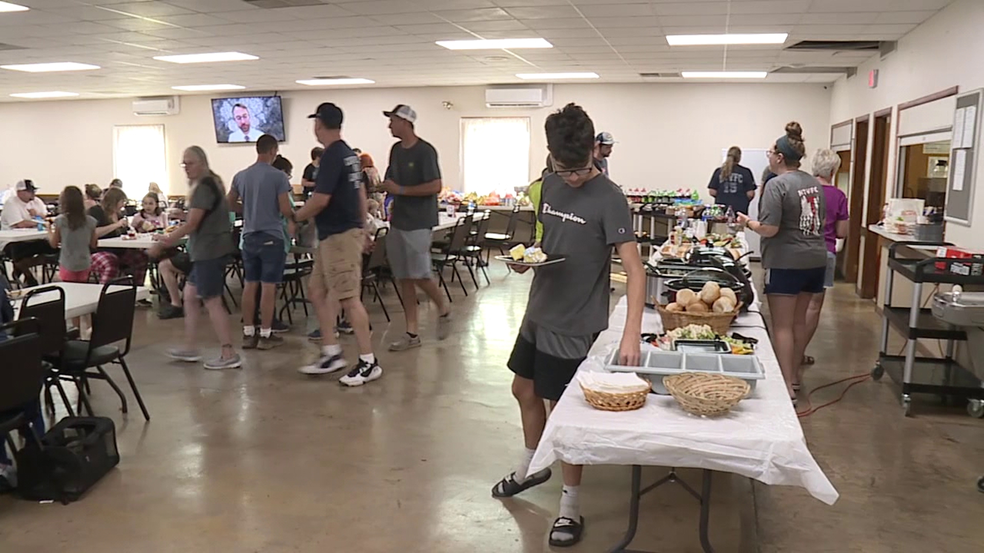 The Hepburn Township Volunteer Fire Company opened an emergency shelter to help the community.