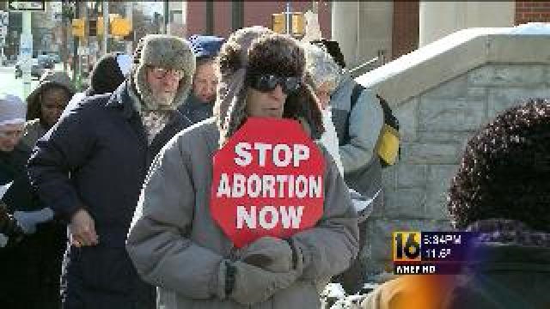 Catholic Rally for Roe v. Wade appeal