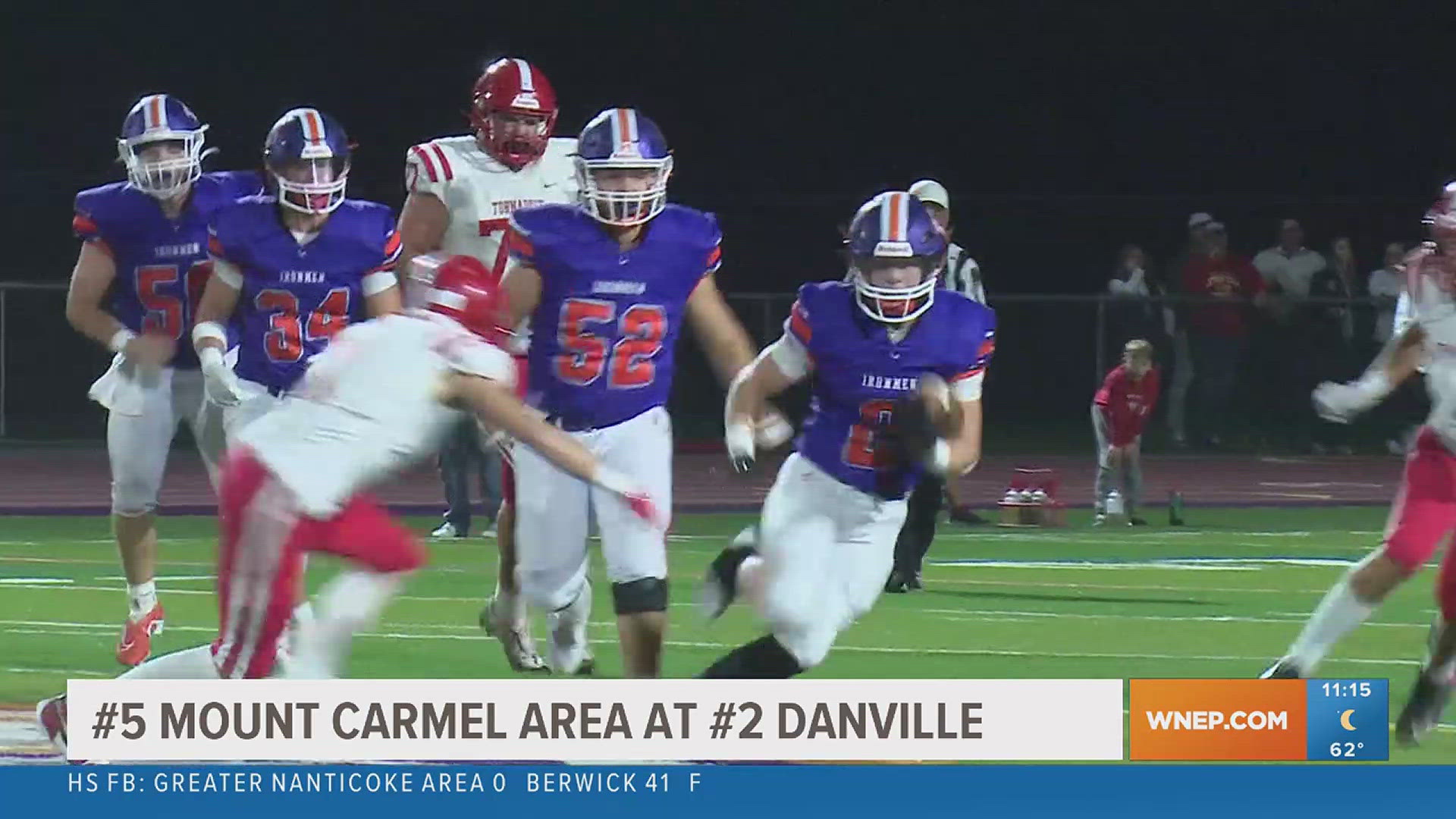 First half of the Week 7 show featuring Mount Carmel vs. Danville