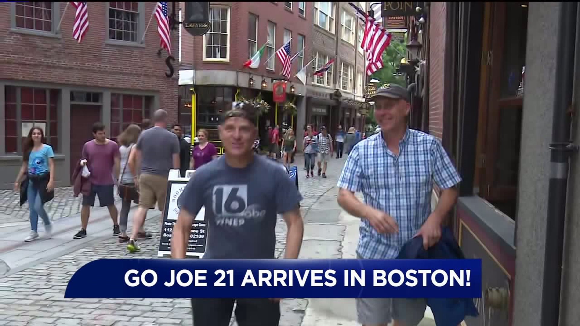 Joe Arrives in Boston for Go Joe 21
