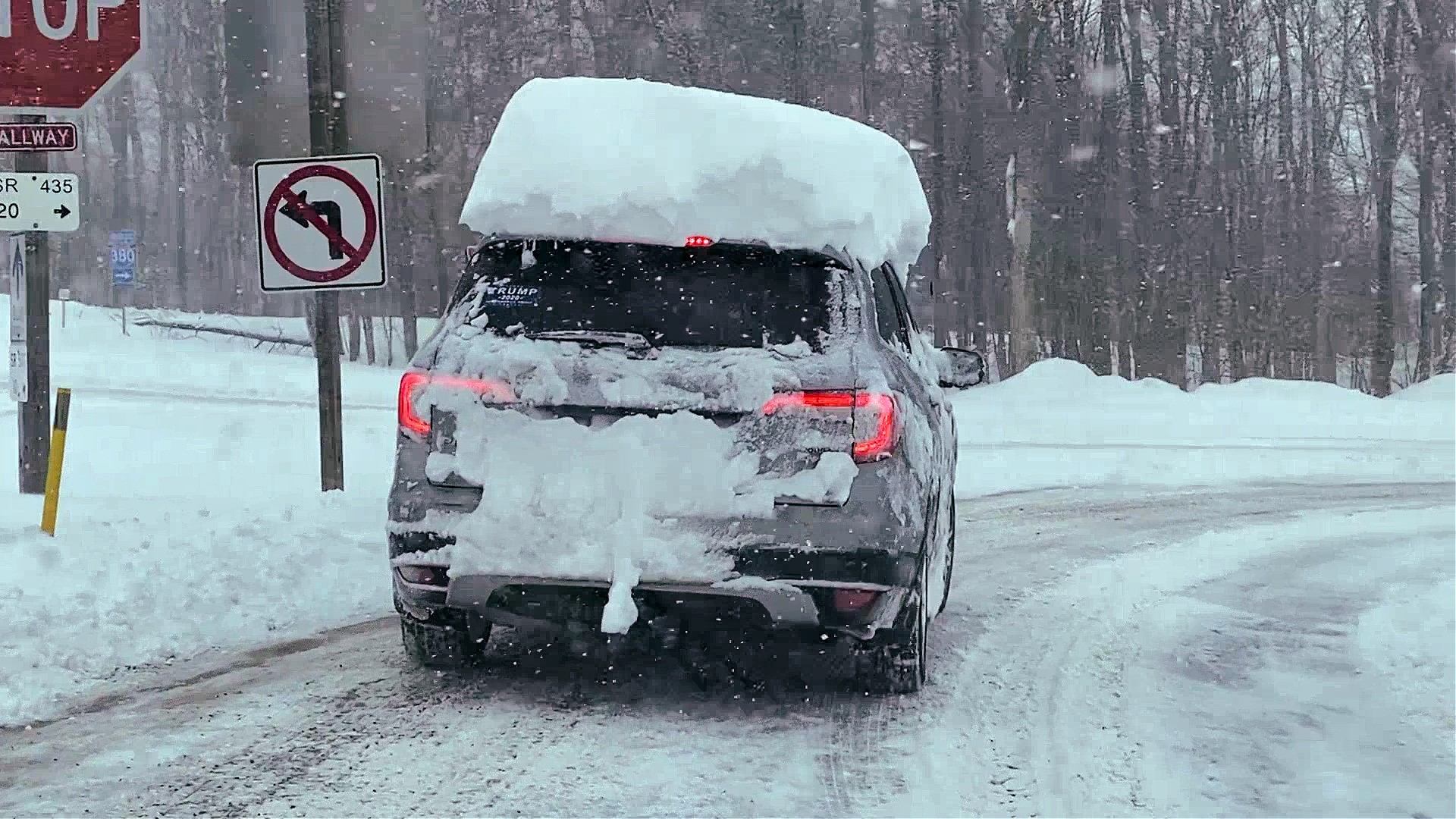 Clearing the snow and ice off the top of your car - it's the responsible thing to do before you hit the road after a storm, but if you don't do it, is it illegal?