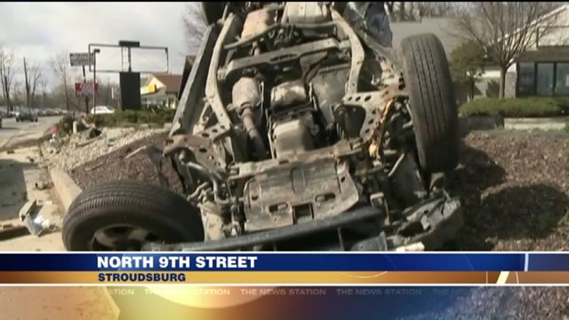 Stroudsburg Car Chase Ends in Crash