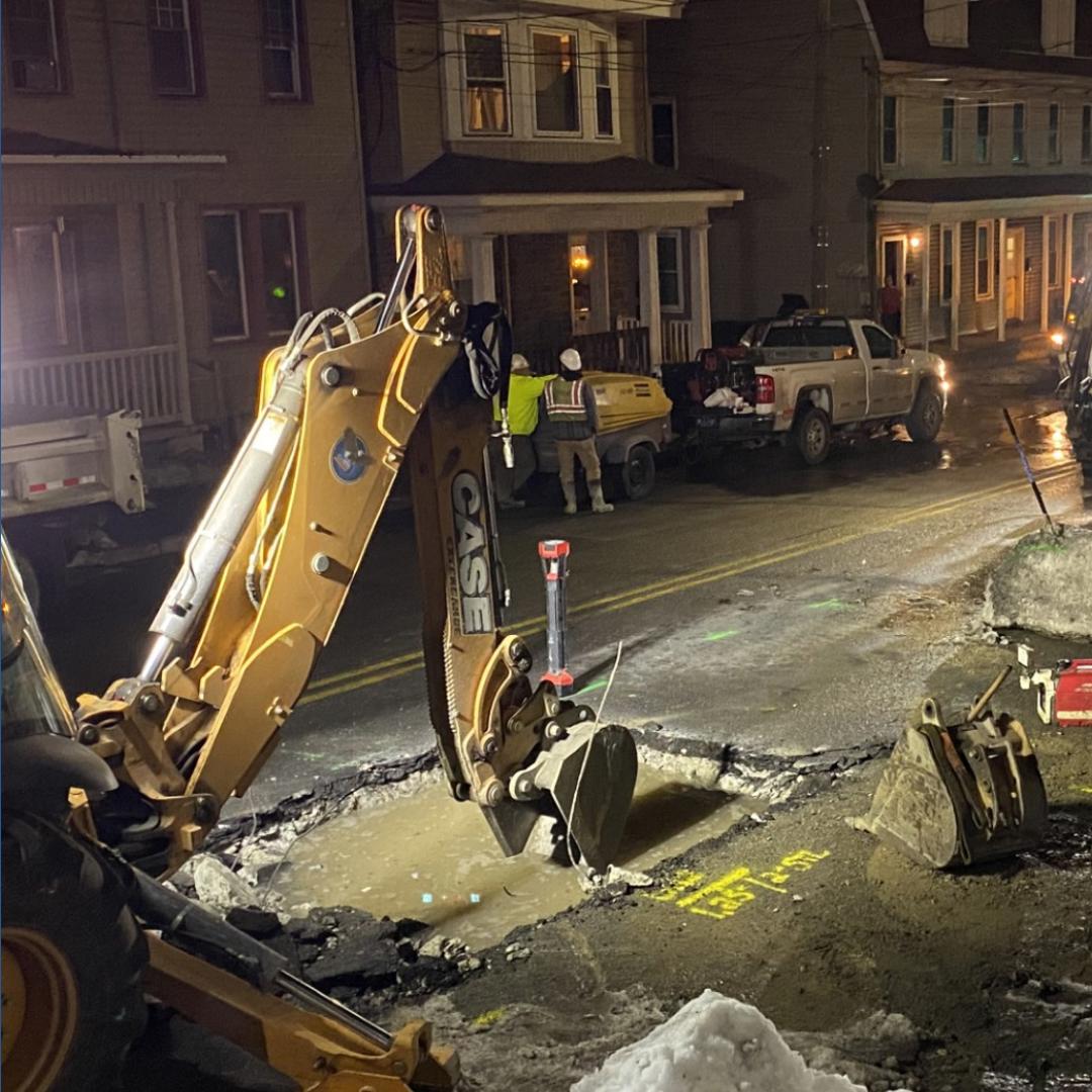 Water main break repaired in Pottsville | wnep.com