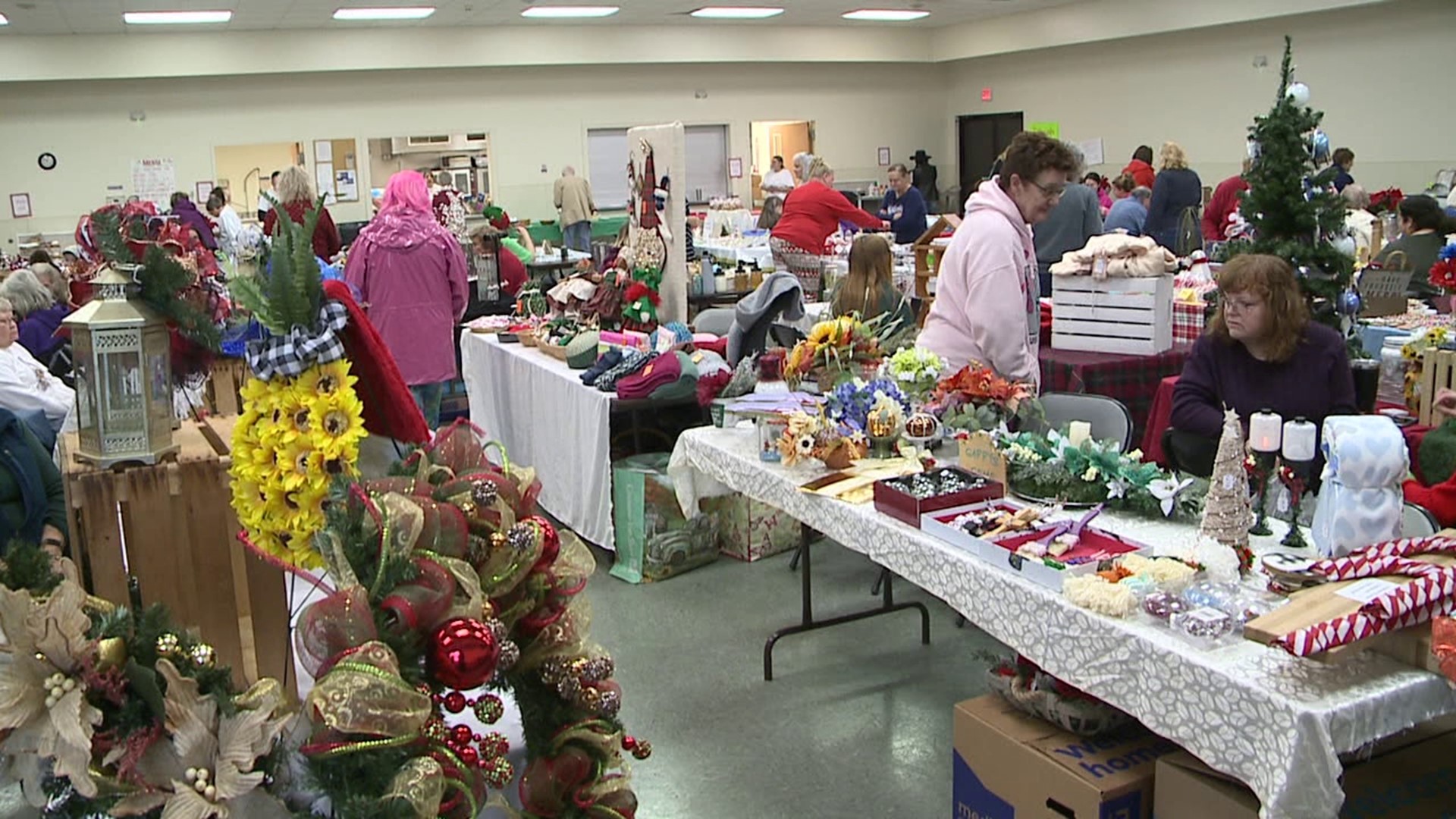 The craft fair was held at the Faith United Church of Christ in Hazleton Sunday afternoon.